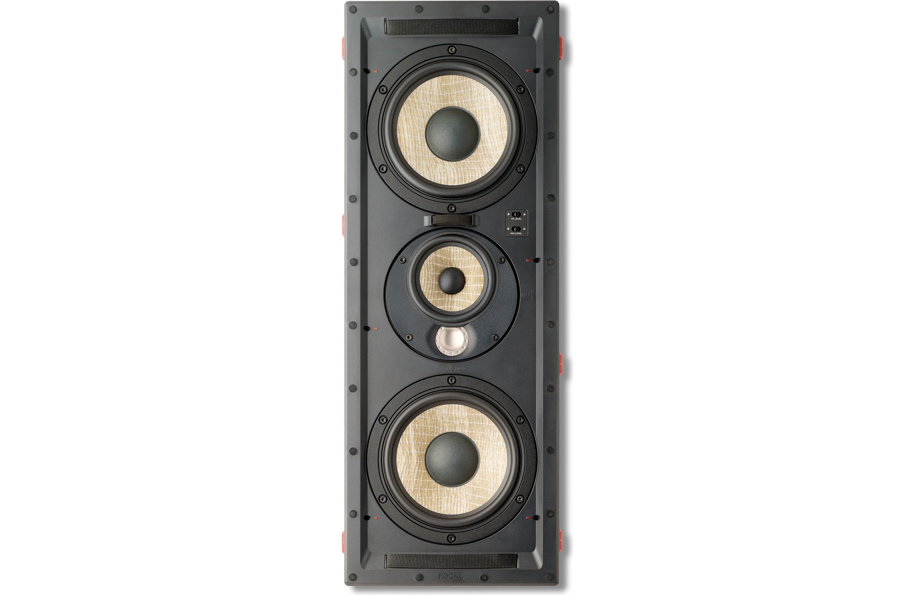 Focal 300 IWLCR6 3-Way In-Wall Speaker - High Performance Home Theater Audio System for Living Room, Bedroom & Home Cinema Installation (Single Speaker)