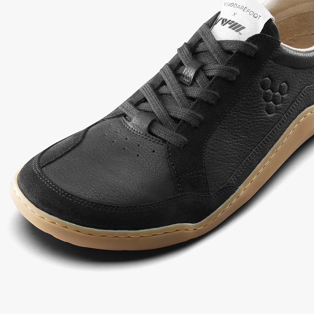 Vivobarefoot Gobi II Men's Premium Leather Minimalist Sneakers - Lightweight Barefoot Shoes for Walking, Running & Outdoor Adventures