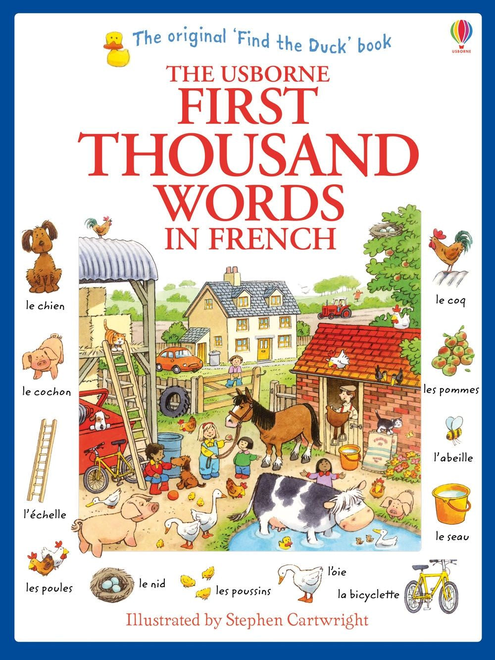 First Thousand Words in French - Usborne Language Learning Book for Kids & Beginners | Perfect for Home, Classroom & Travel