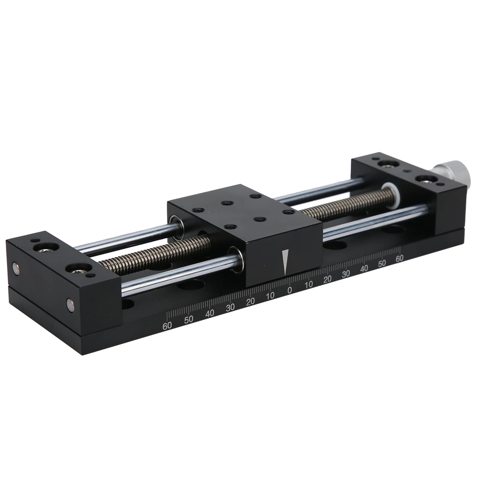 Precision Linear Sliding Table - Manual Friction-Resistant Micro-Adjustment Stage for Lab Equipment & Measuring Devices | Perfect for Microscopy, Laser Alignment & Industrial Measurement Applications