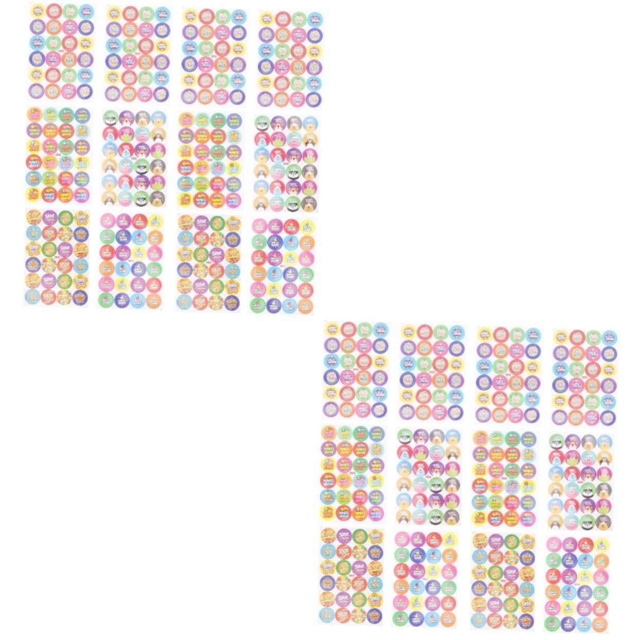 Ciieeo 200 Sheets Positive Affirmations Stickers - Motivational Reward Stickers for Students, Kids & Children - Encouragement Decals for Classroom, Homeschool & Behavior Incentives - Perfect for Teachers & Parents