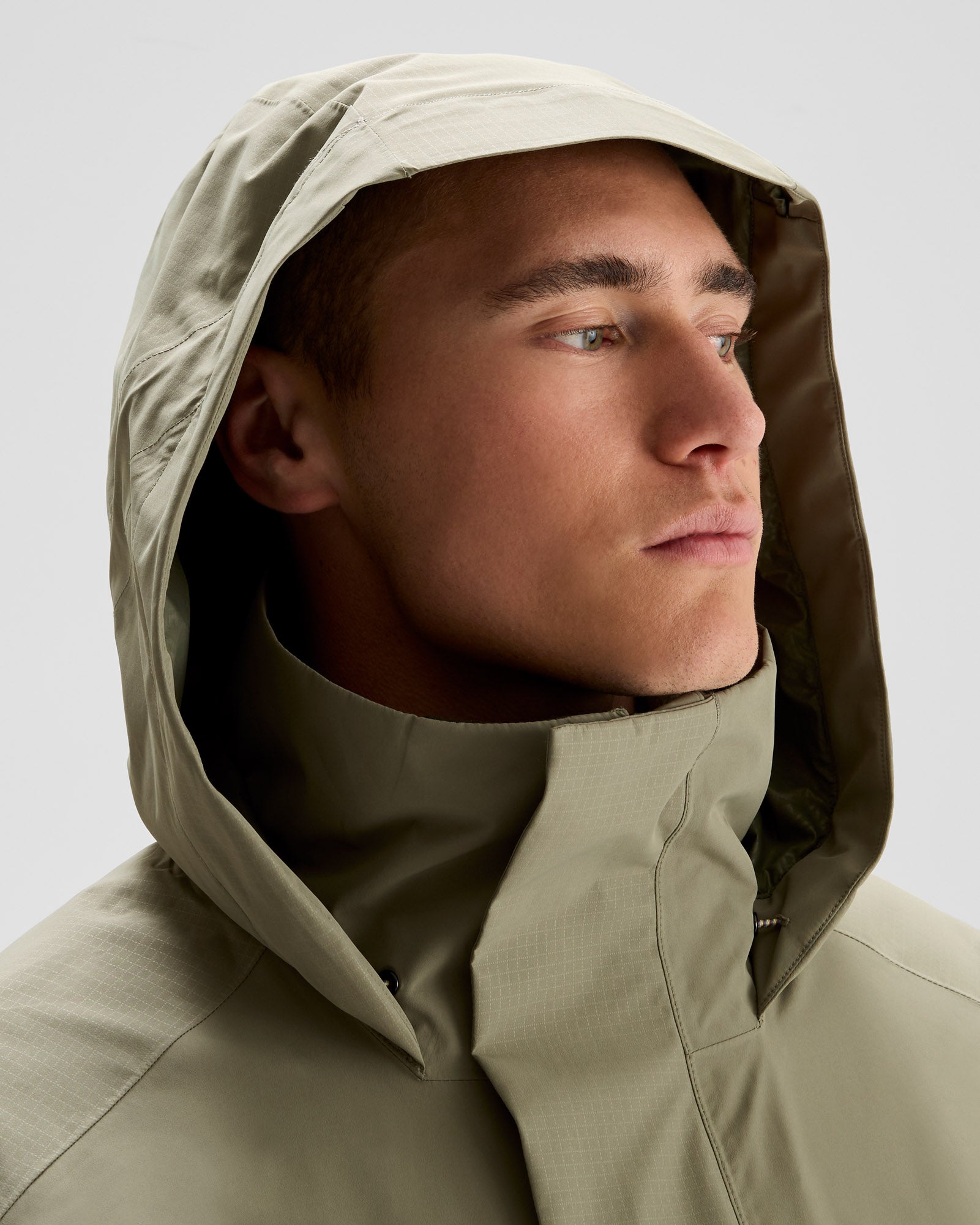 Men's PWDR Days 2L 3-in-1 Waterproof Snow Jacket - Beech/Dark Moss - Winter Skiing, Snowboarding & Outdoor Activities