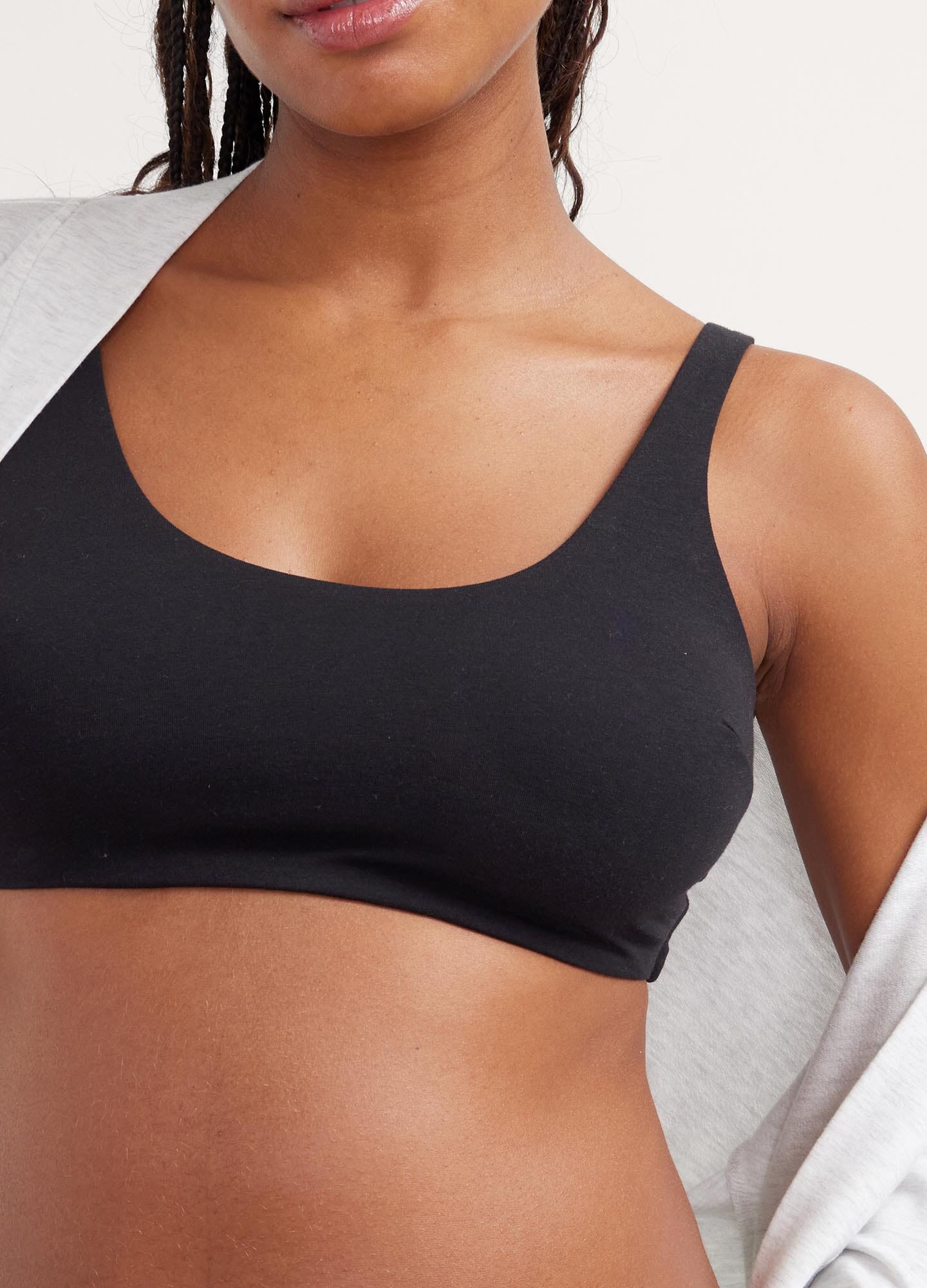 Comfortable Skin-to-Skin Bra for Women - Seamless Wireless Support for Yoga, Sleep & Everyday Wear