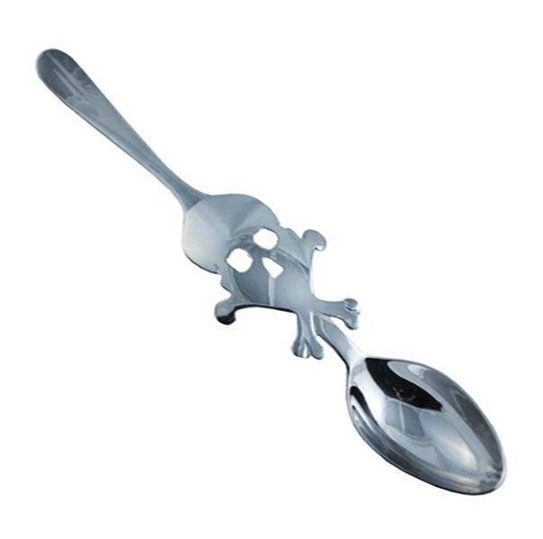 Premium Absinthe Spoon with Skull Design - Perfect for Absinthe Drip Rituals & Gothic Barware Collections