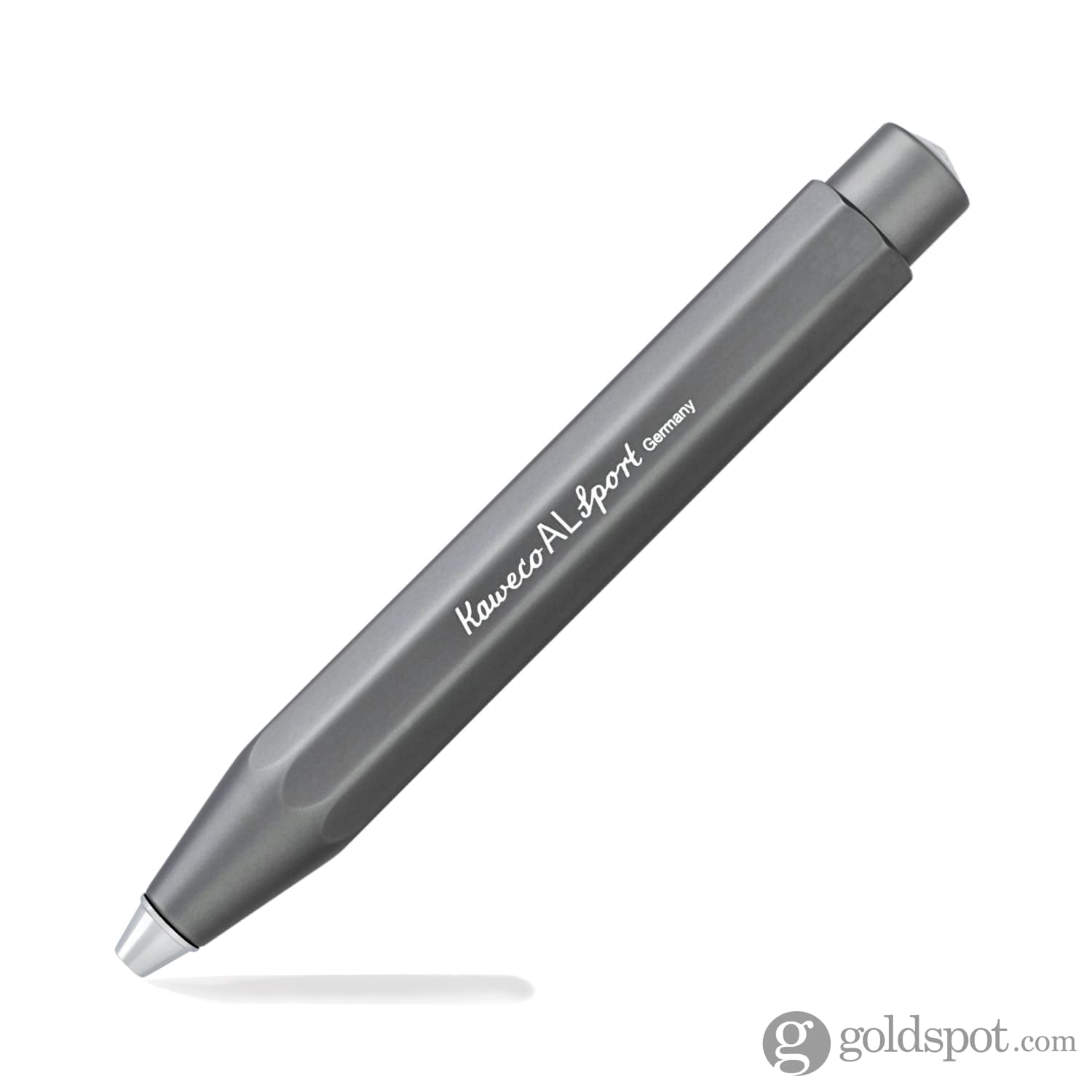 Kaweco AL Sport Grey Ballpoint Pen - Premium Aluminum Writing Tool for Professionals & Students - Perfect for Office, School & Travel Use