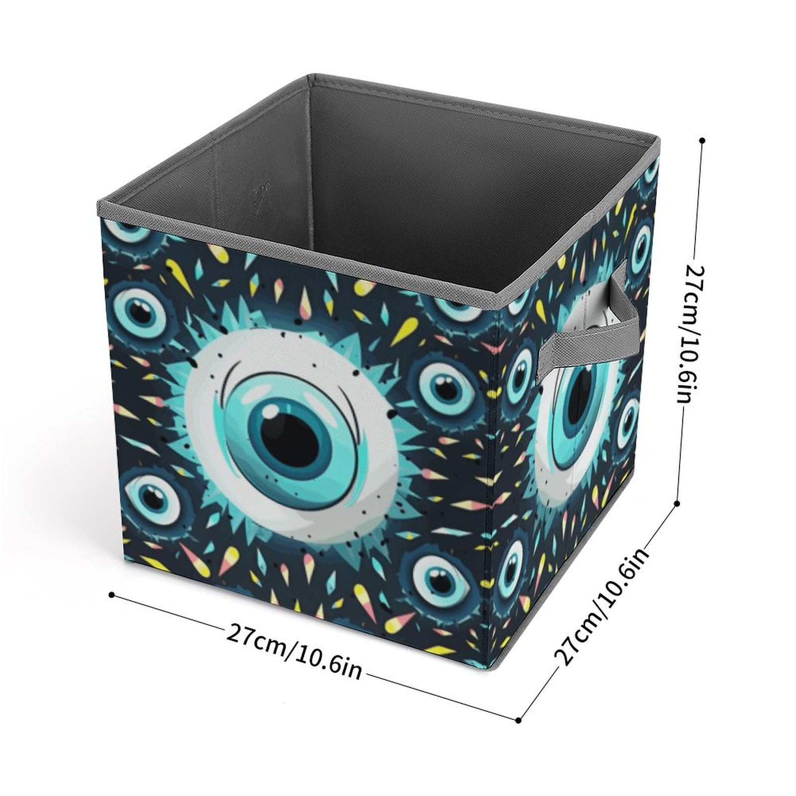 Foldable Storage Cube Organizer with Handle - Closet & Cabinet Storage Bins for Clothes, Toys & Home Organization | Perfect for Bedroom, Nursery & Office Storage Solutions
