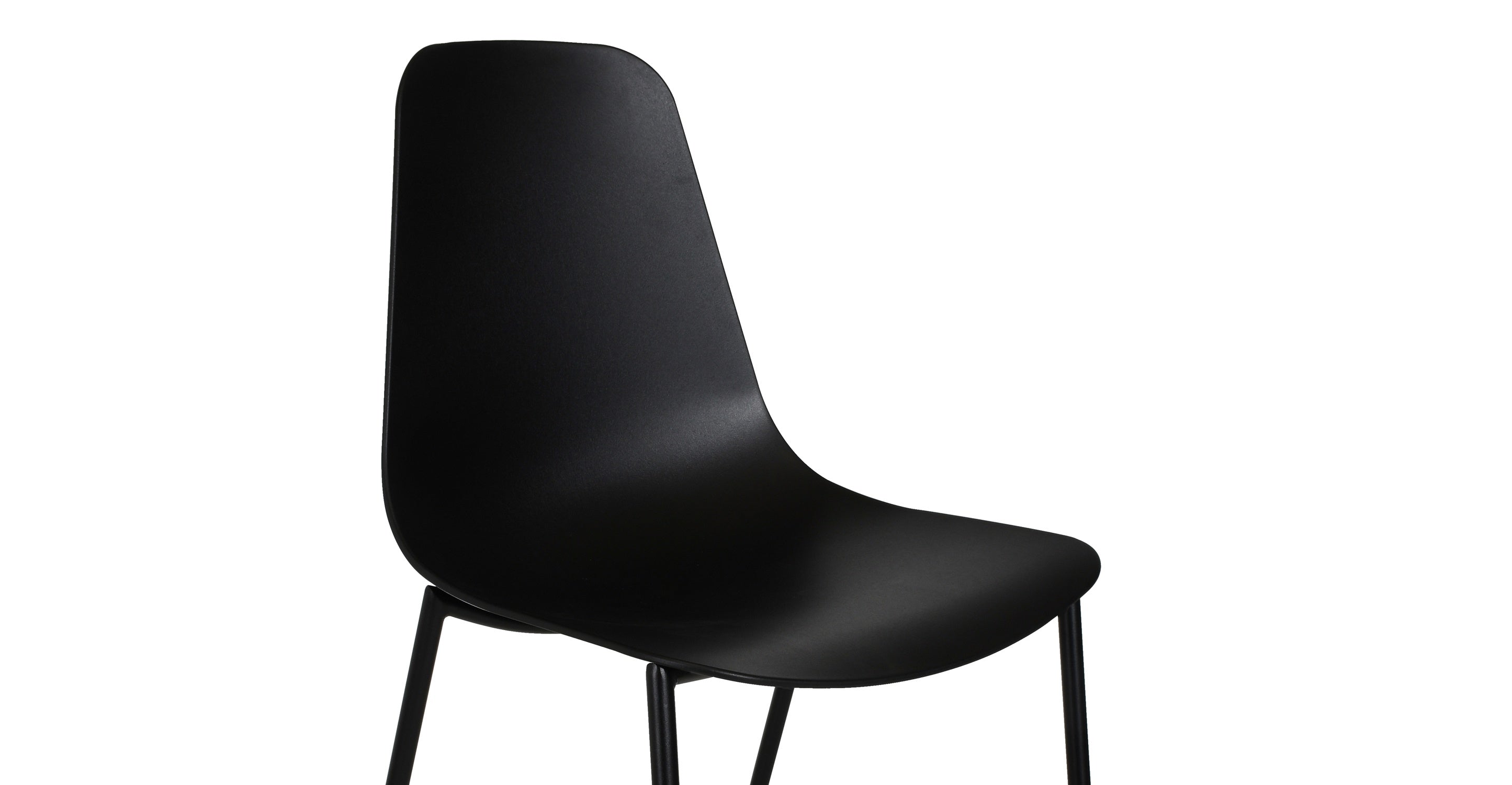 Isla Dining Chair - Modern Wooden Dining Room Chairs Set of 2, Comfortable Upholstered Seat with Sturdy Metal Legs - Perfect for Kitchen, Dining Room, Breakfast Nook & Home Decor