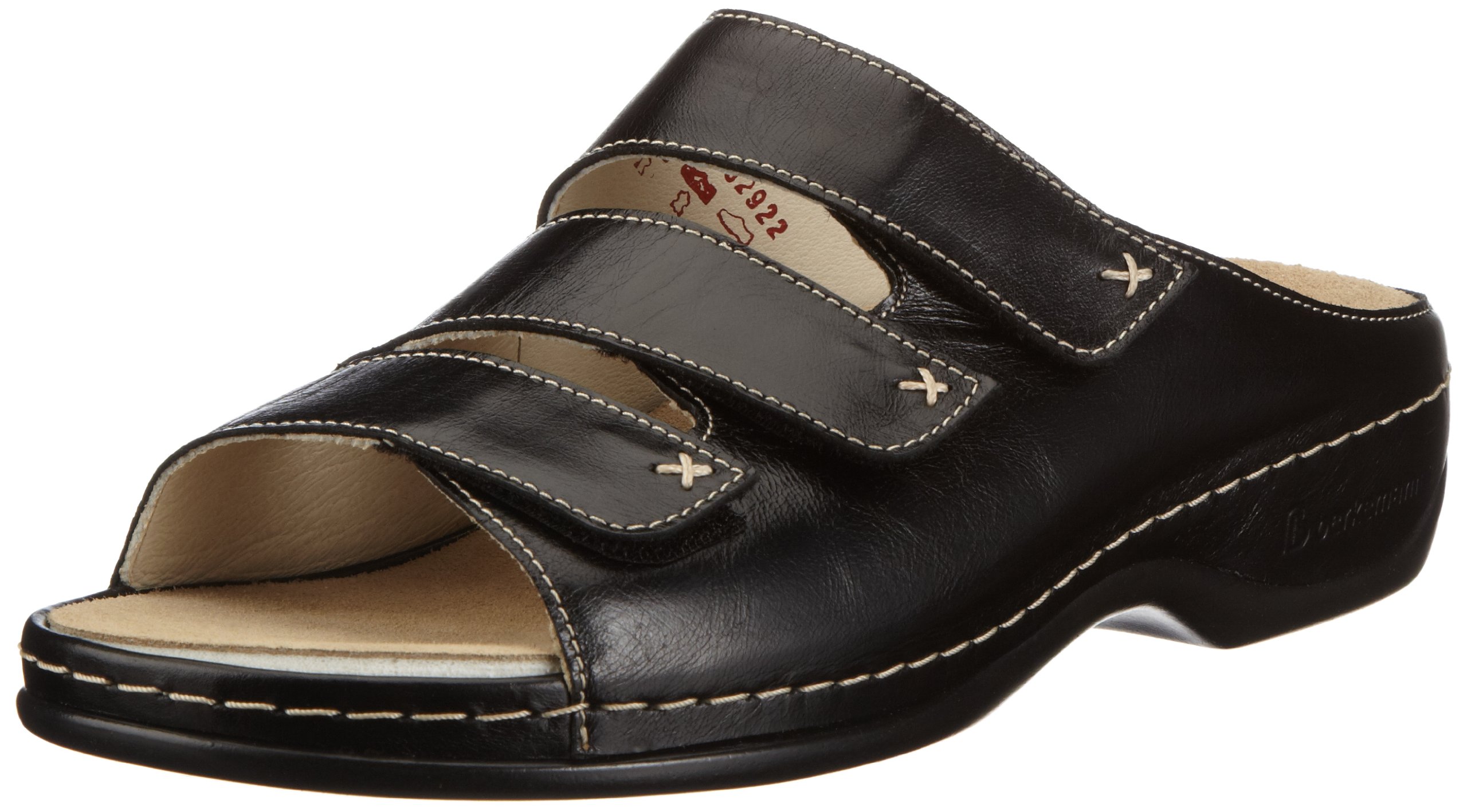 Berkemann Women's Comfortable Slip-On Mules - Soft Leather Casual Shoes for Walking, Office & Home Use