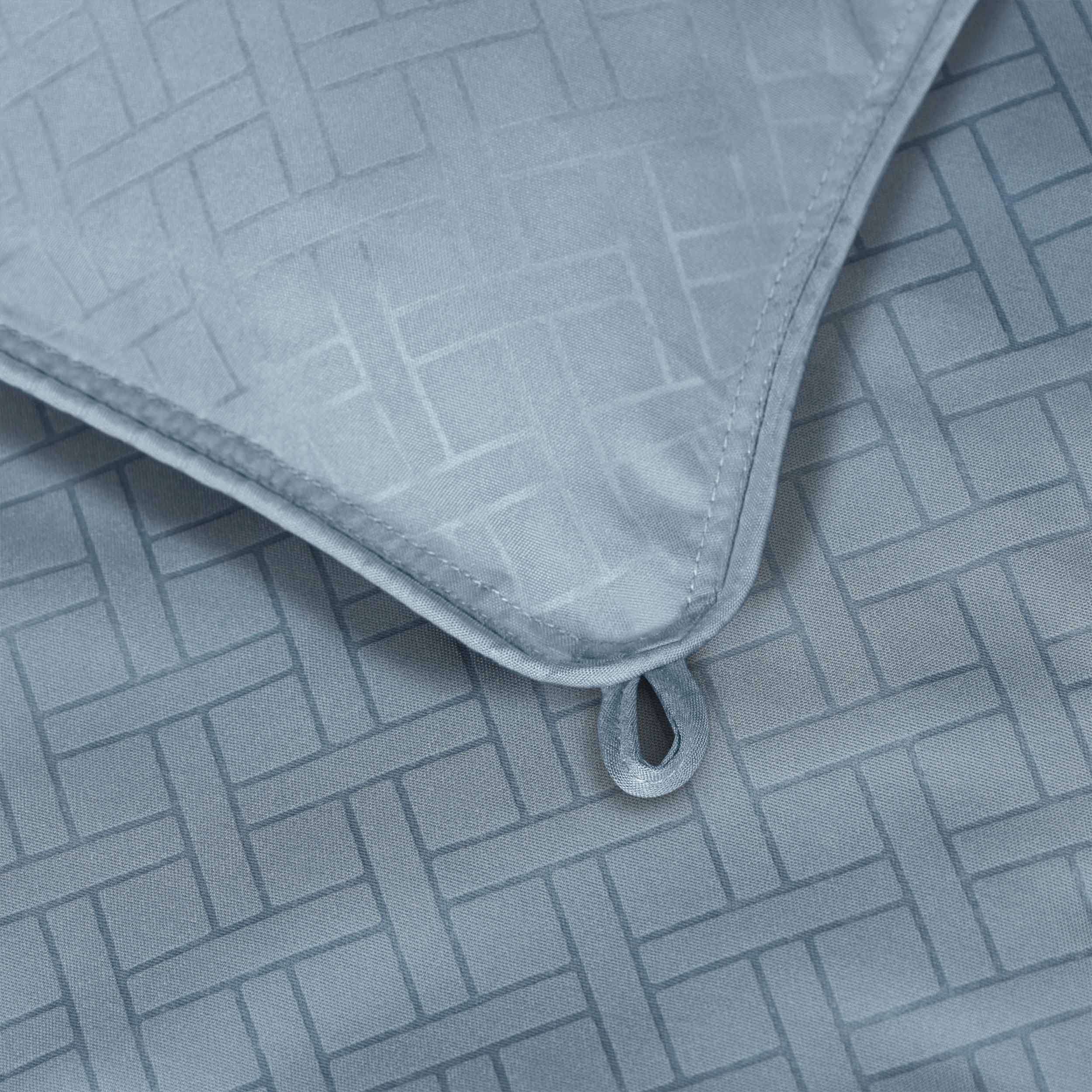 Luxury Basketweave Plush Down Alternative Comforter - Hypoallergenic & Breathable All-Season Bedding for Master Bedroom, Guest Room & Dorm