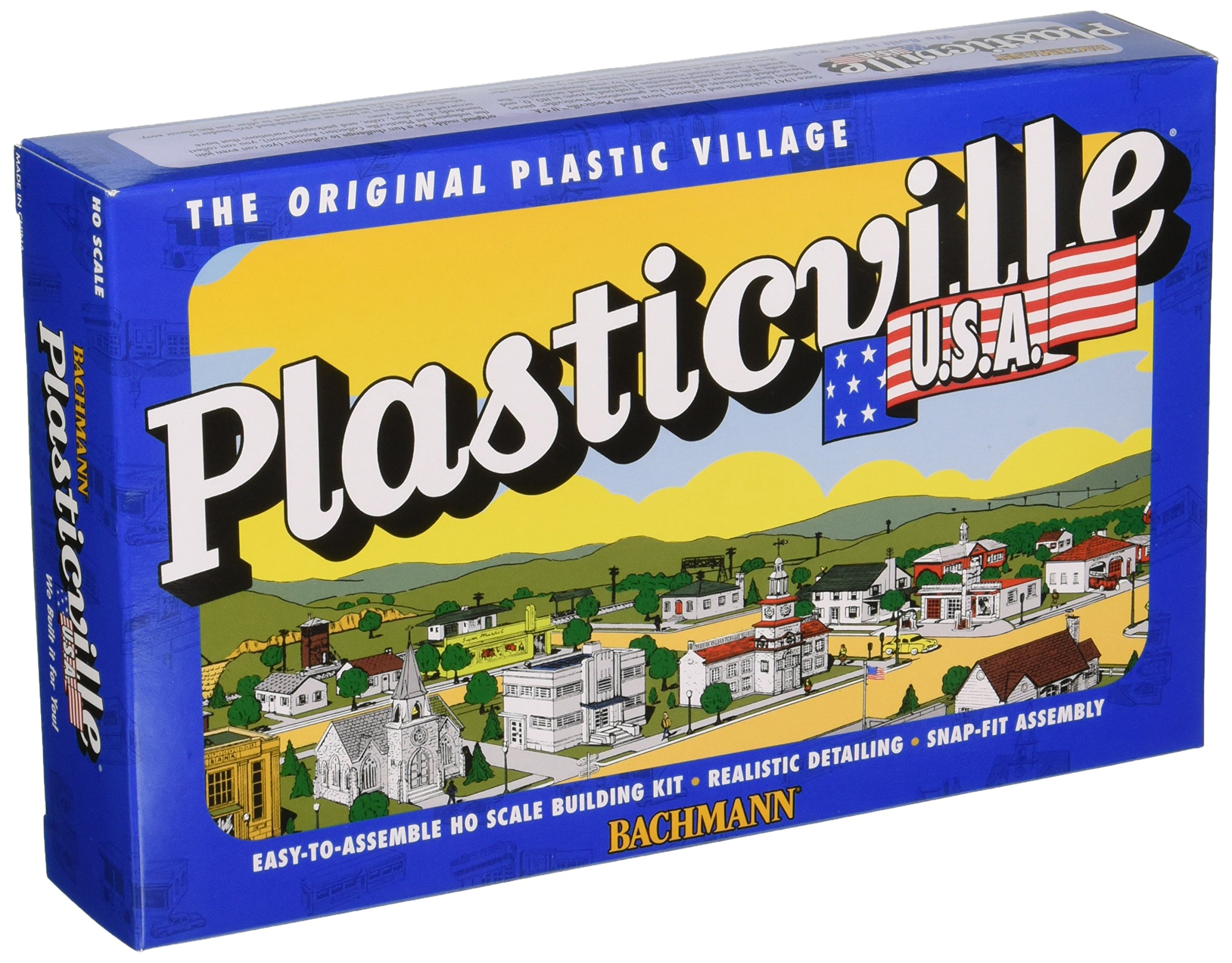 Bachmann Trains - PLASTICVILLE U.S.A. HO Scale Model Building Kit - Cape Cod House Classic Collection | Perfect for Train Layouts, Dioramas & Collectors