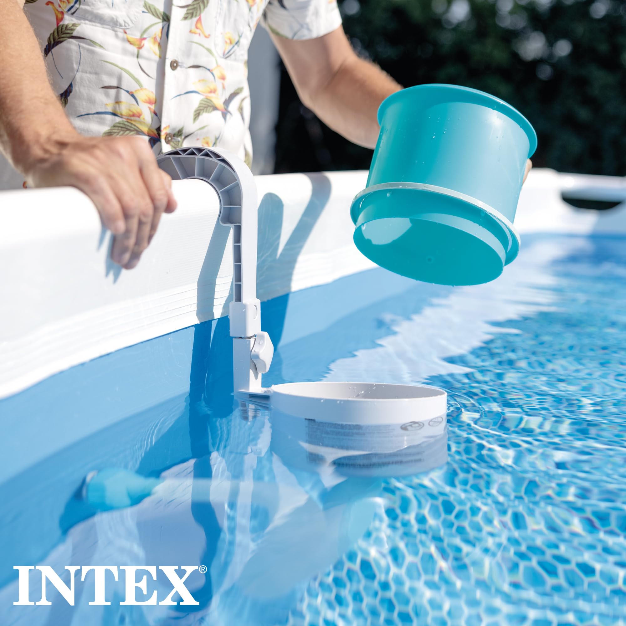 **Intex Krystal Clear Saltwater System for 7000 Gallon Above Ground Pool – Deluxe 800 GPH Wall-Mounted Automatic Skimmer – Easy Pool Maintenance for Clean & Clear Water**    *(Use Case: Perfect for keeping your above-ground swimming pool water clean and clear with minimal effort, ideal for backyard pools, family gatherings, and summer relaxation.)*