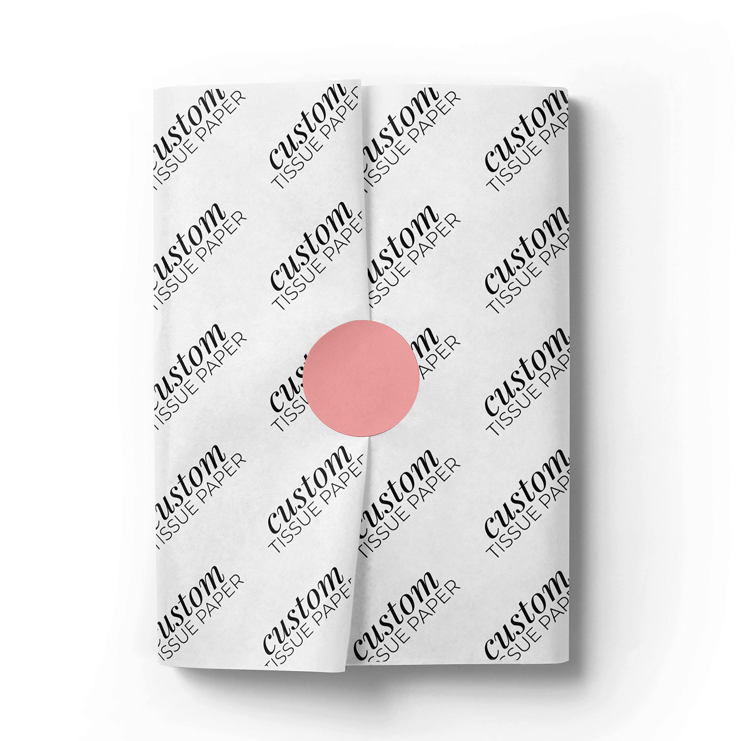 COACO Custom Printed Tissue Paper - Personalized with Your Design, Logo, or Text - Premium Gift Wrapping & Packaging Supplies (20x18 Inches) - Perfect for Holidays, Birthdays, Weddings & Small Business Branding - Choose 30, 50 or 100 Count White Sheets