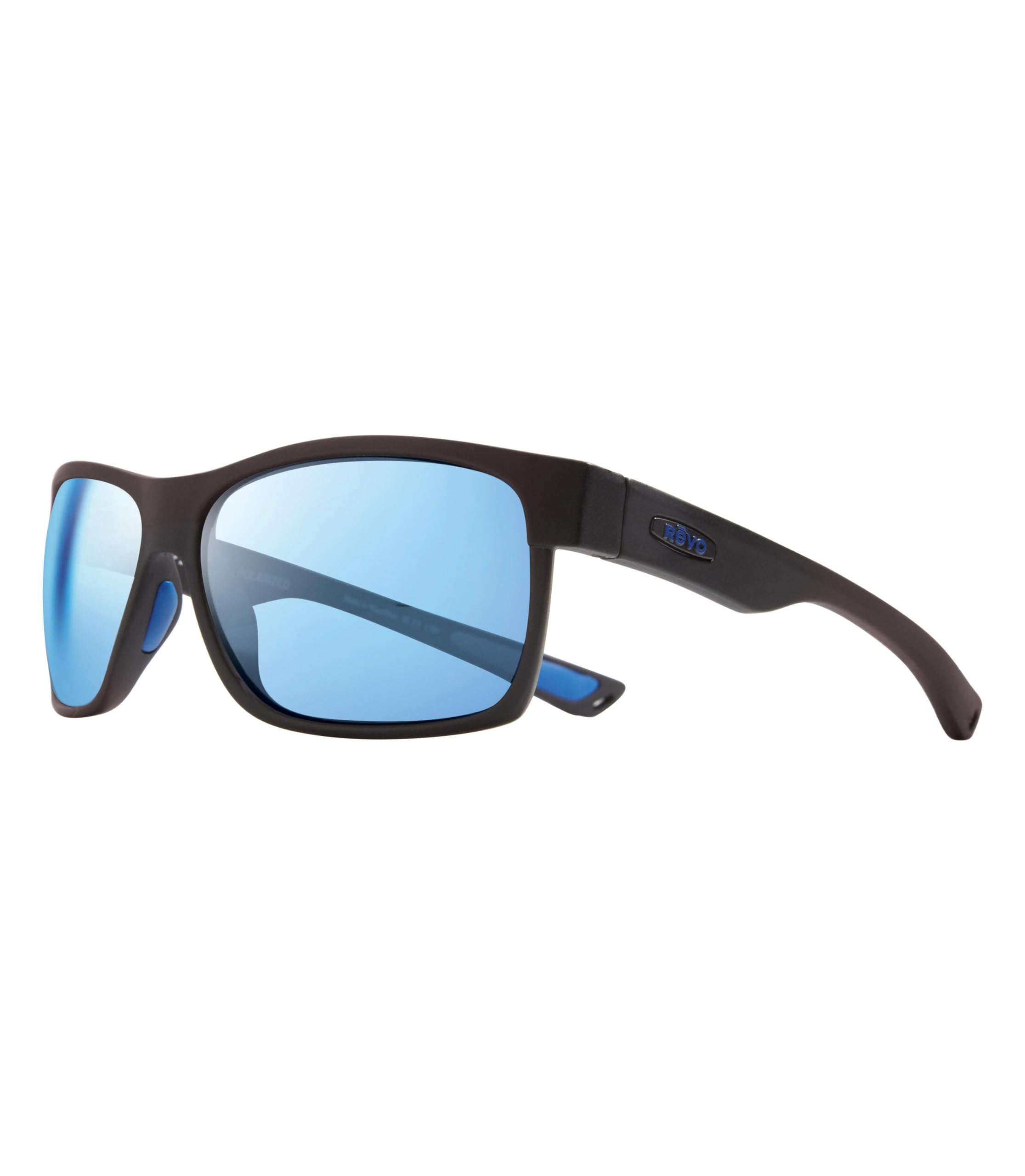 Revo Espen Polarized Sunglasses - Bendable Rectangle Wrap Frame for Men & Women - UV Protection for Driving, Running, and Outdoor Activities