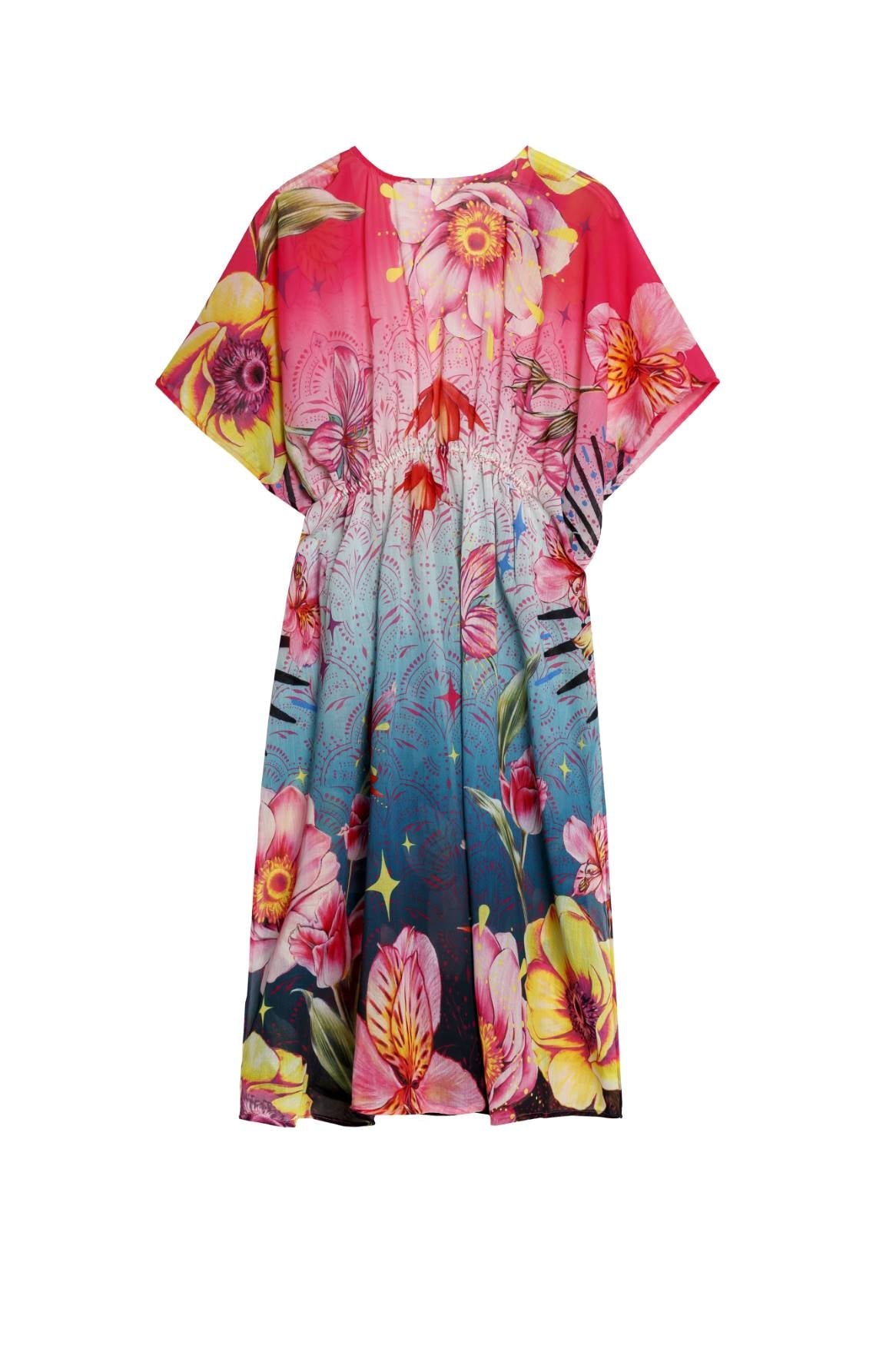 Salma Kids' Tunic Cover Up - Soft Cotton Beach Dress for Girls, Perfect for Summer, Swimming & Vacation Outfits