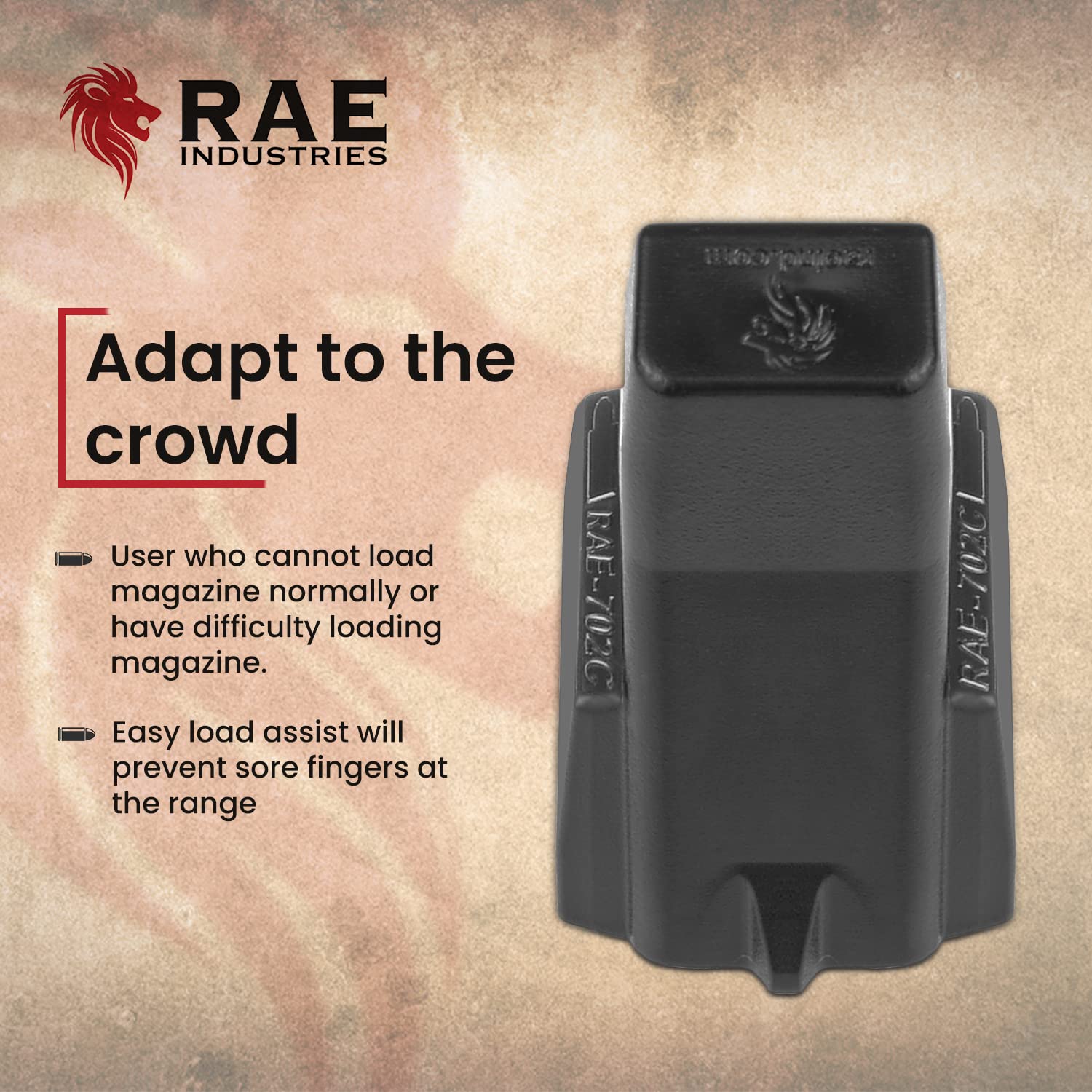 RAEIND Speedloaders Magazine Loader Tools for Rock Island Armory Handguns - Compatible with All Stack Models Including Rock Island Armory, Baby Rock, 1911 Compact, TAC Ultra, TCM - Perfect for Range Shooting, Competition & Quick Reloading