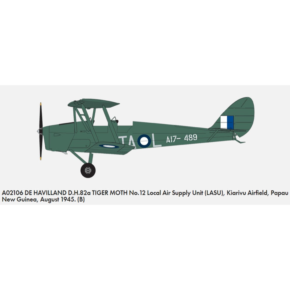 Airfix 02106A 1/72 Scale de Havilland DH.82A Tiger Moth RAN Model Kit - Perfect for Aviation Enthusiasts & Collectors - Great for Display, Gifts, and Historical Aircraft Modeling Projects