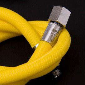 Miflex 3/8 Inch High Pressure Air Regulator Hose - Flexible & Durable Mellow Yellow Color - Perfect for Air Compressors, Pneumatic Tools & Industrial Applications
