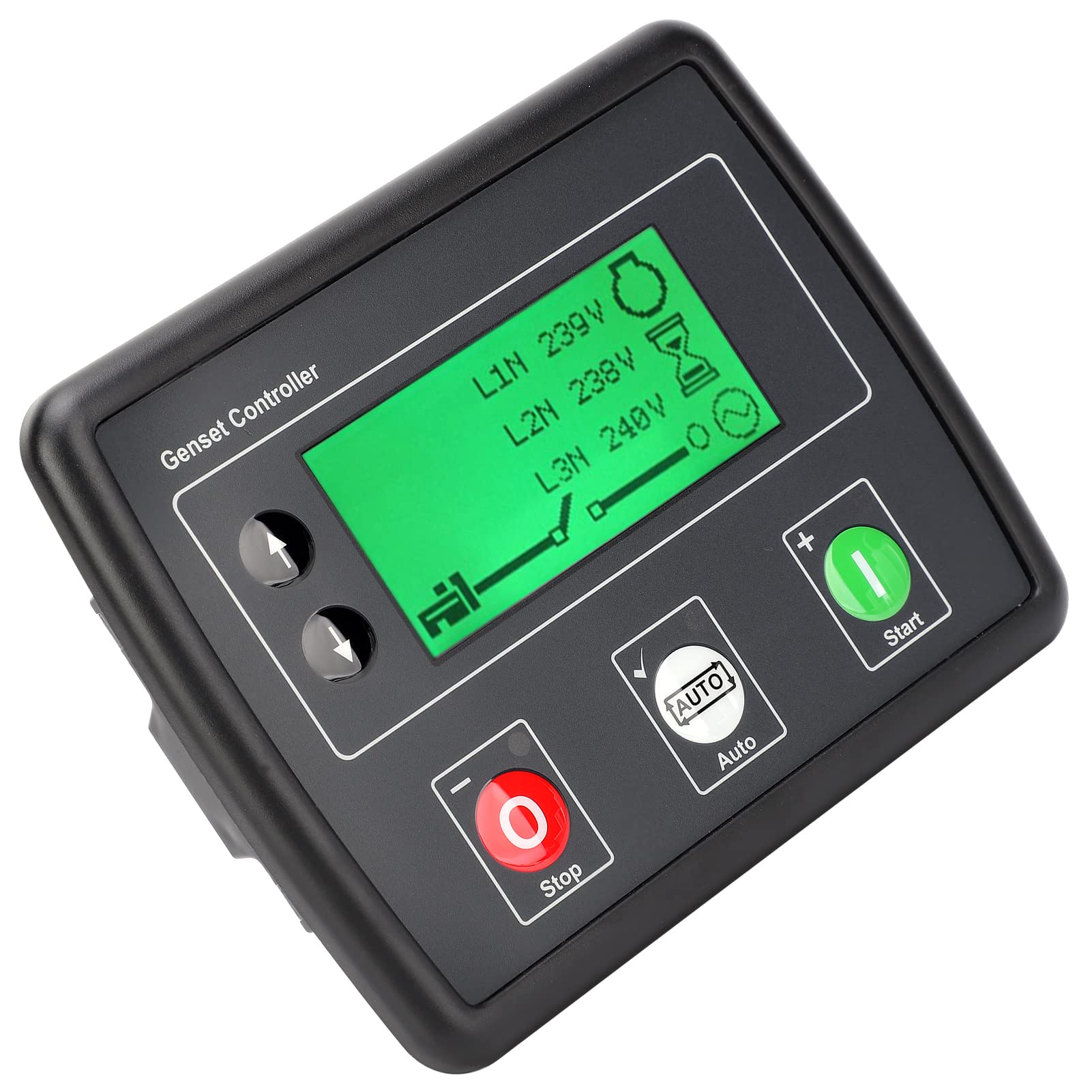 DSE4520 Engine Auto Start Control Module with LCD Display - Battery Backup & Mains Failure Protection for Generators, Power Plants, and Industrial Equipment