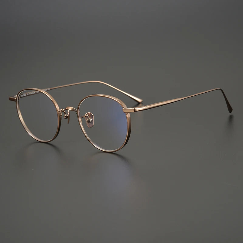 Stylish Black Titanium Full Rim Oval Round Eyeglasses for Women - Perfect for Reading, Work, and Everyday Fashion