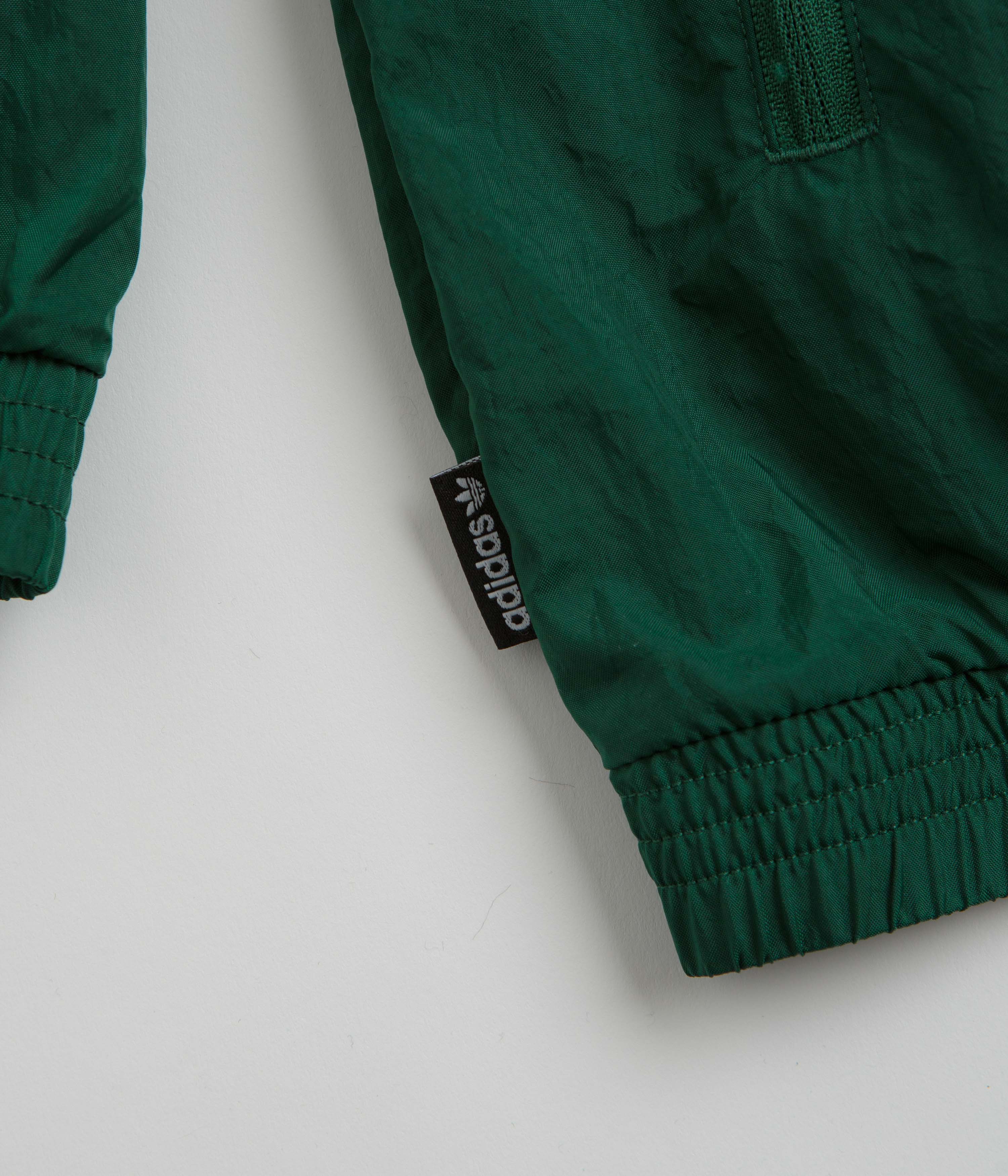 Adidas Classic Anorak Jacket - Collegiate Green | Lightweight Windbreaker for Men & Women | Perfect for Hiking, Running & Outdoor Activities