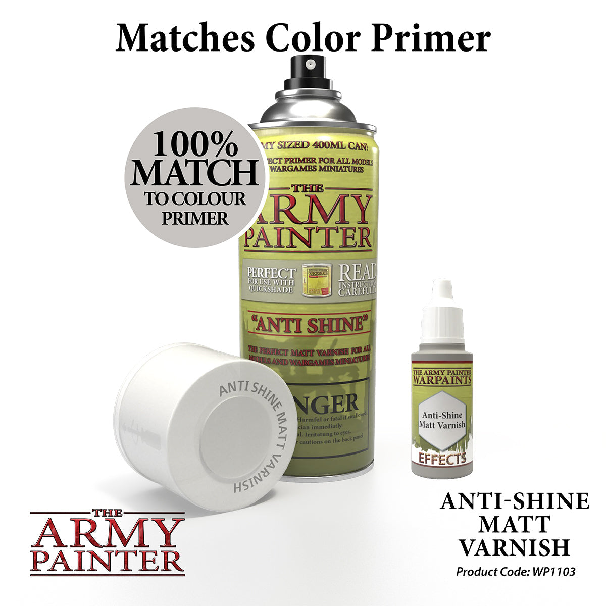 Warpaints Effect: Anti-Shine Matt Varnish for Miniatures & Models - Perfect for Tabletop Gaming and Warhammer Painting