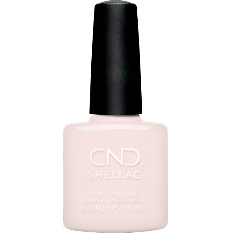 CND Shellac Nail Polish - 0.25 fl oz Satin Slippers Shade - Long Lasting Gel Nail Lacquer for Professional Salon & At-Home Manicures