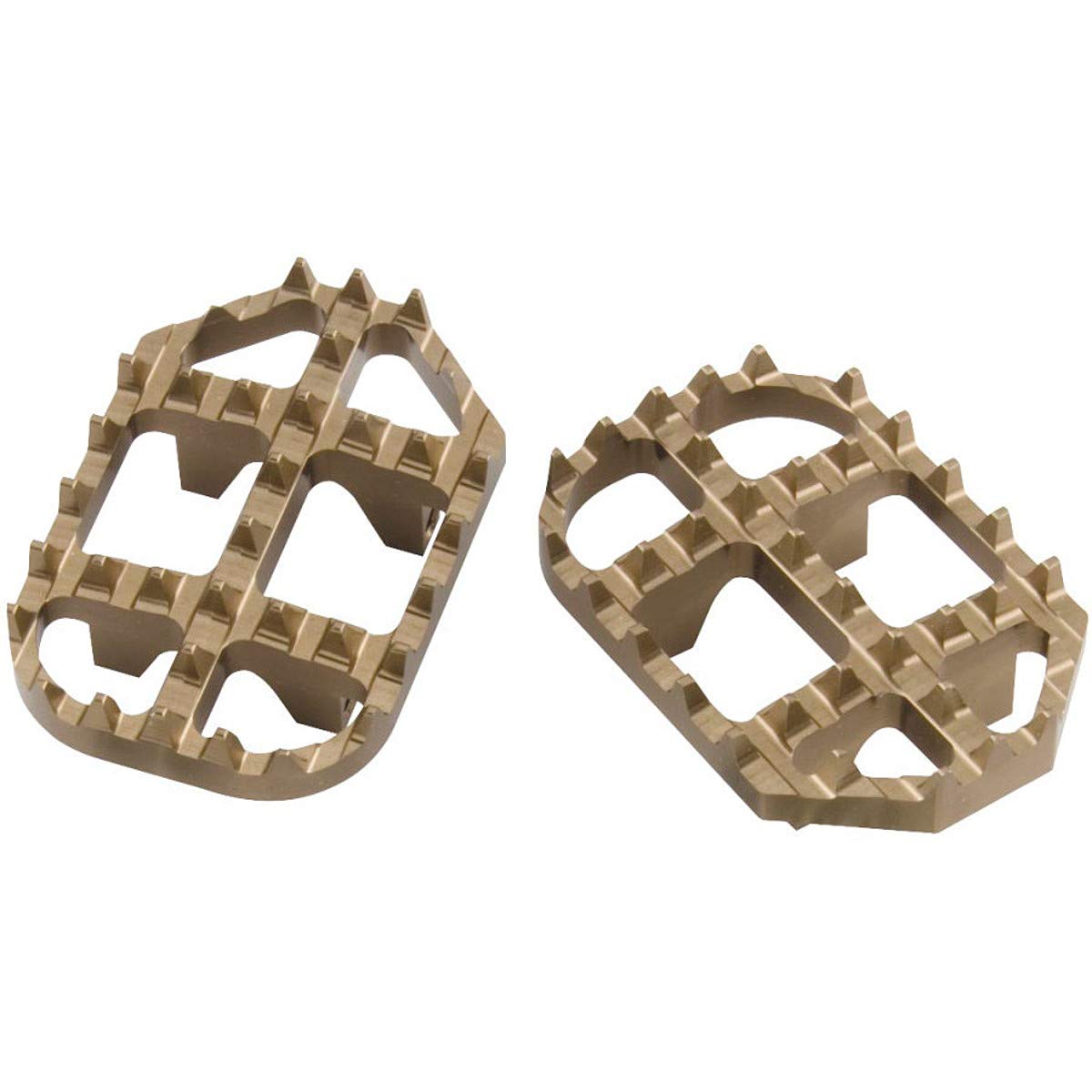 Standard Bronze Footpeg Cleat Kit for Motorcycles - Durable Replacement for Off-Road & Adventure Bikes