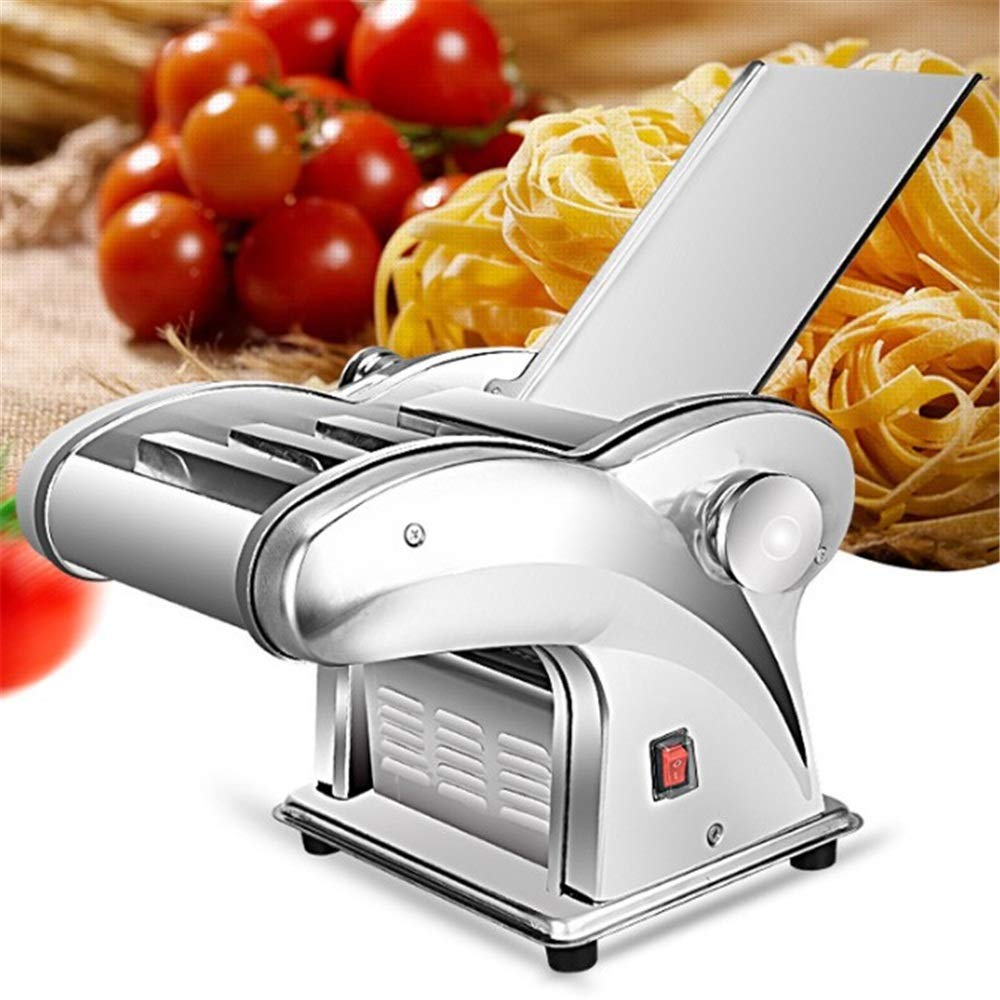 LIJCC 135W Electric Pasta Maker Machine - Stainless Steel Pasta Maker with 3 Blades & 6 Thickness Settings for Homemade Spaghetti, Lasagna & Noodles | Perfect Kitchen Tool for Italian Cuisine & Family Cooking