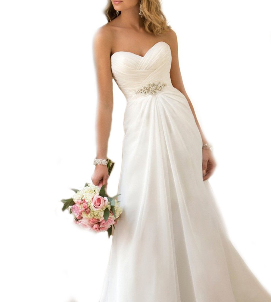 Elegant Off Shoulder Backless Wedding Dress - Tulle Bridal Gown for Beach & Prom - Plus Size Sleeveless Evening Gown [Perfect for Destination Weddings, Beach Parties & Formal Events]