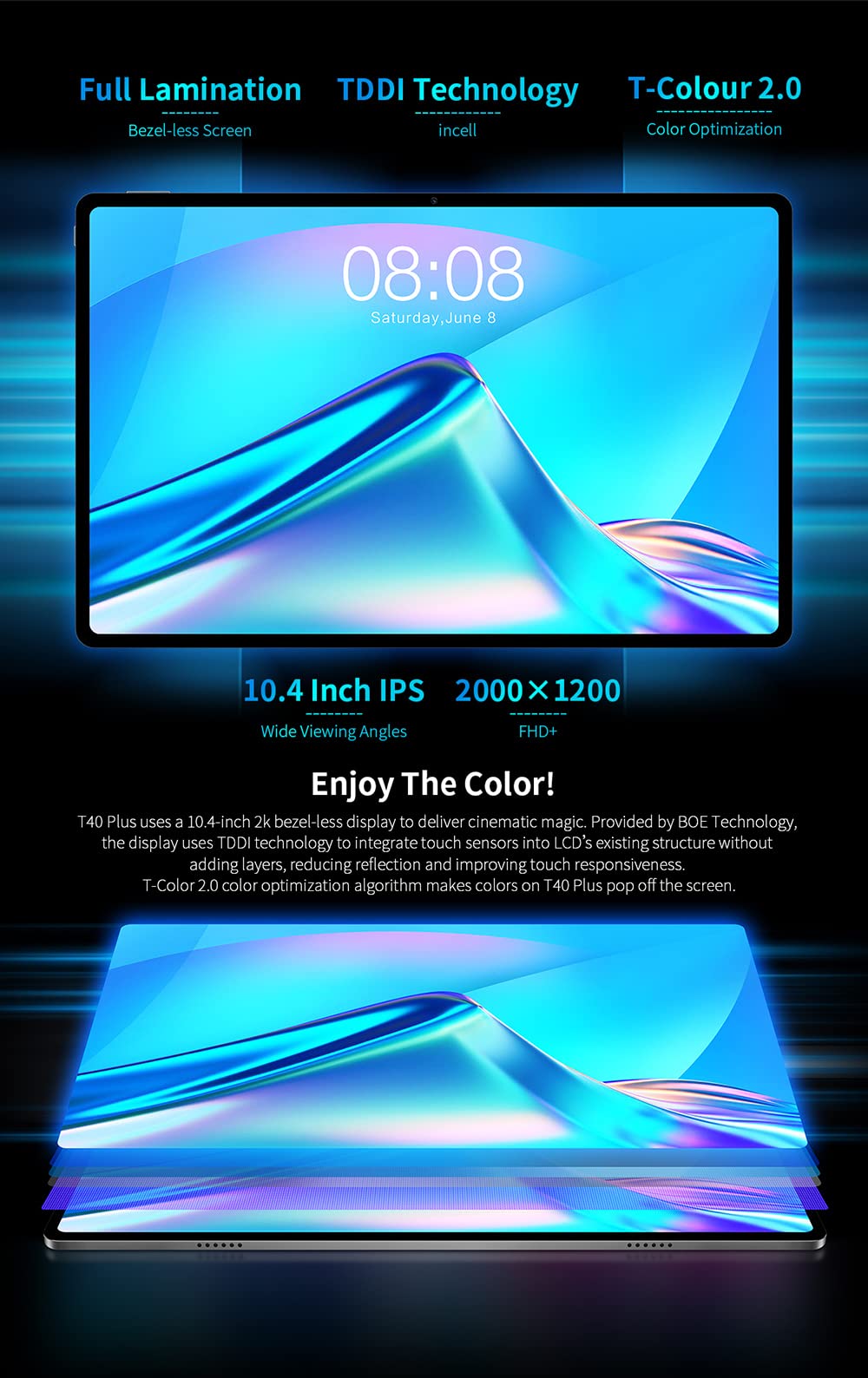 TECLAS T40 Plus 10.4