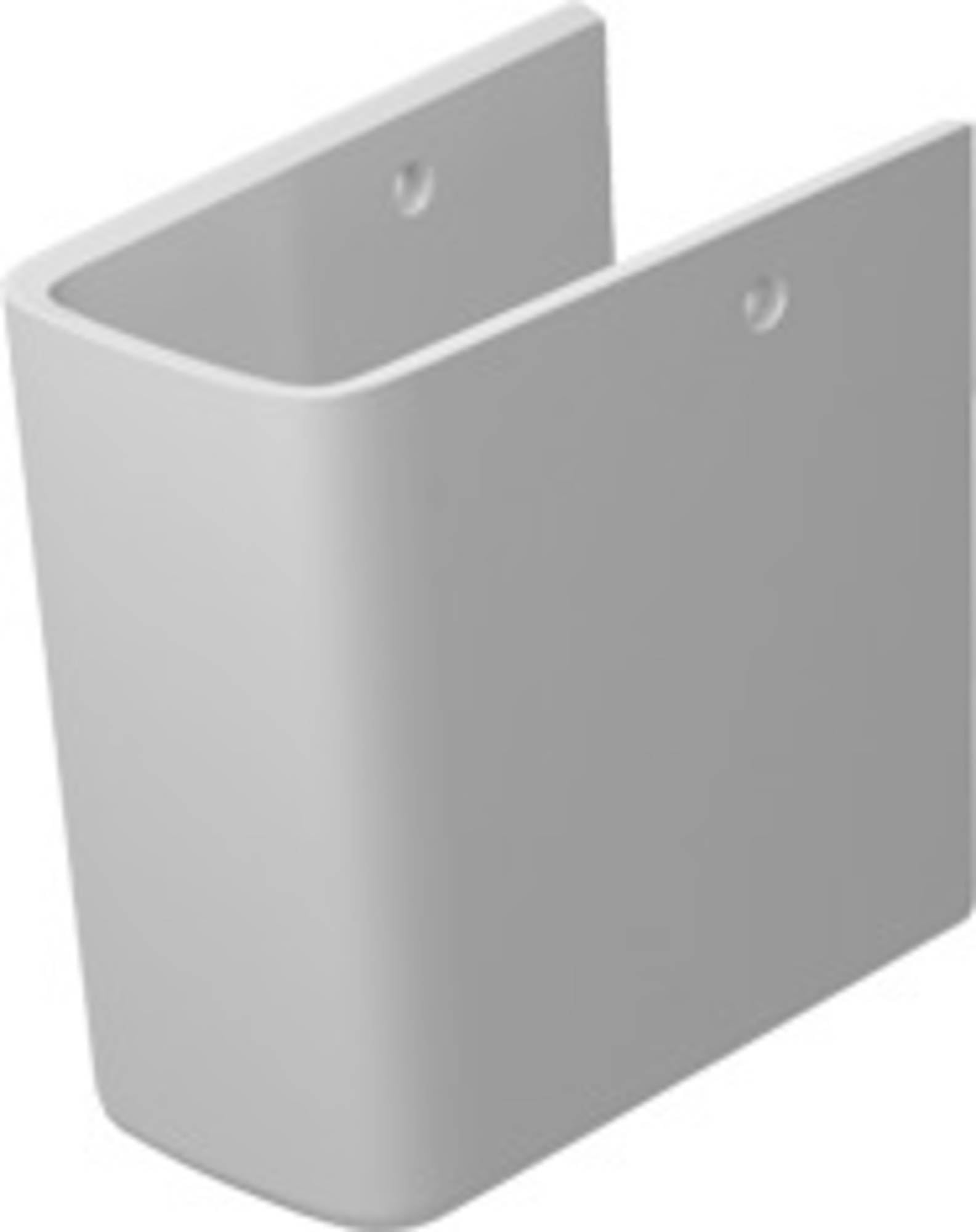 Duravit ME by Starck White Siphon Cover - Bathroom Sink Drain Cover for Modern Home & Commercial Use