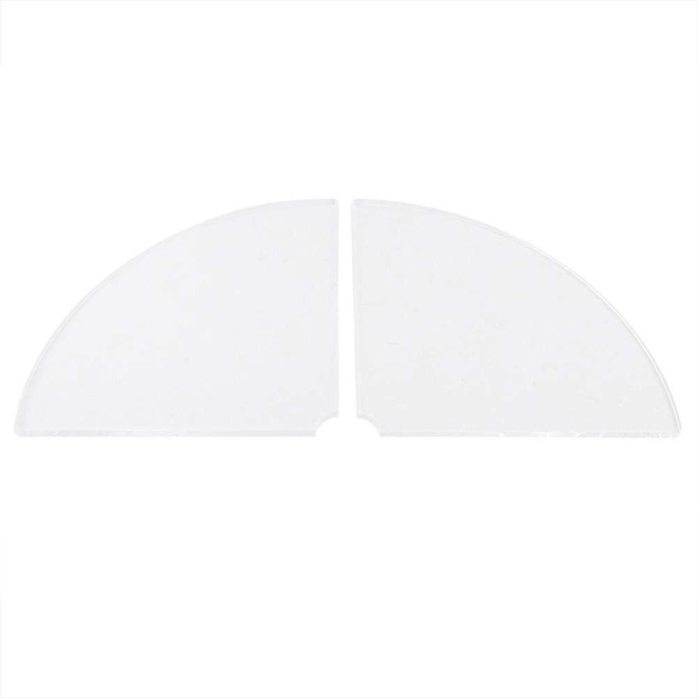 ViaGasaFamido 2-Pack Clear Acrylic Corner Shelves - Wall Mounted Floating Display Stand for Bedroom, Living Room, Bathroom, Kitchen & Office - Perfect for Organizing Decor, Plants & Essentials in Small Spaces