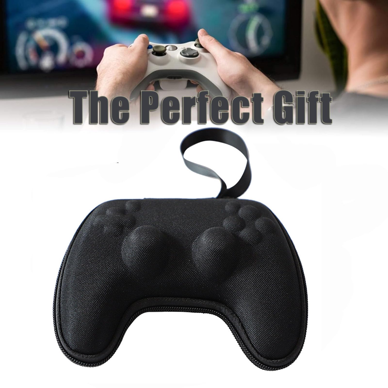 Portable PS5 Controller Storage Bag - Durable EVA Protective Case for Game Controllers - Travel-Friendly Organizer for PS5 Accessories - Perfect for Gaming, Travel & Storage