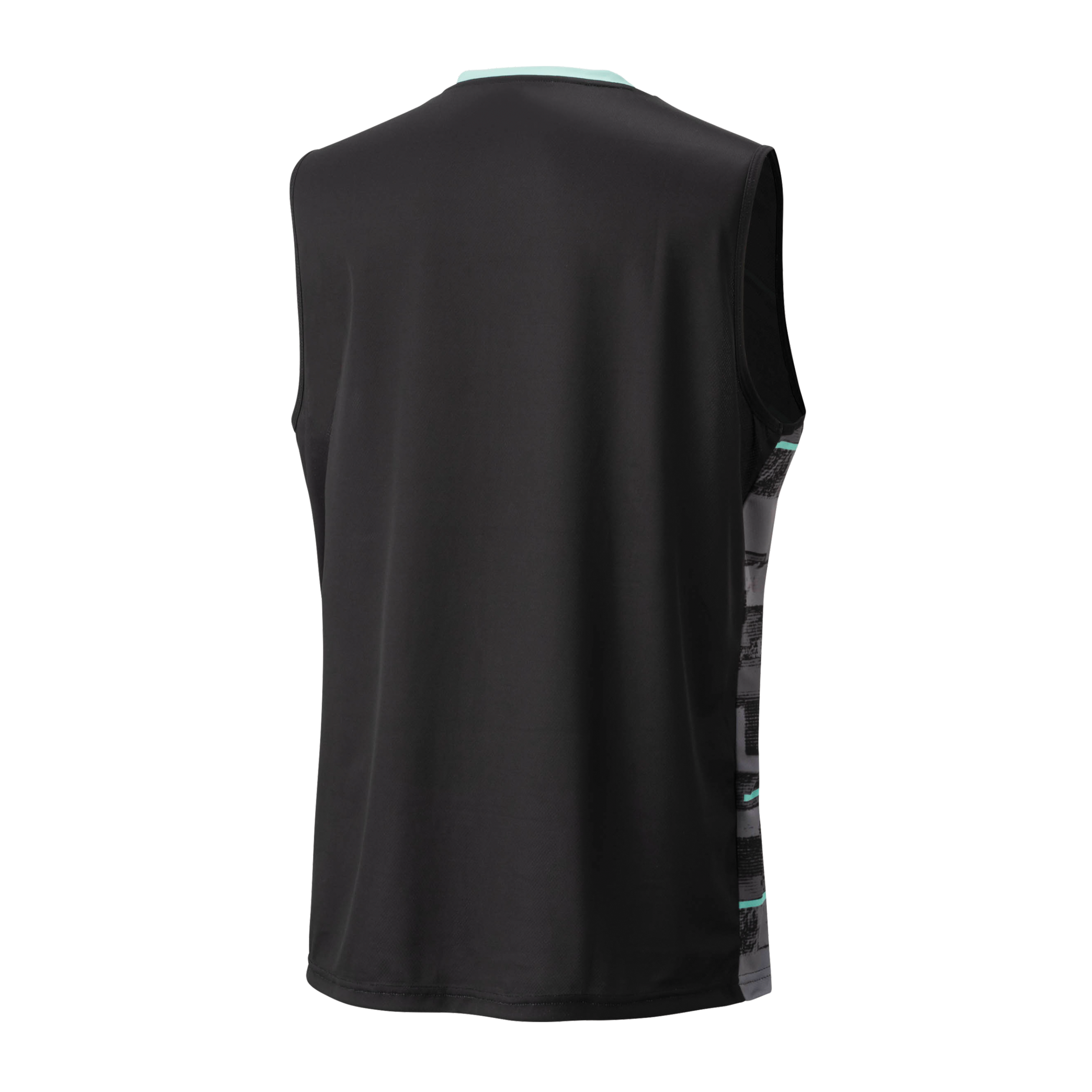 Yonex YM0035EX Men's Sleeveless Sports Top for Badminton & Tennis - Breathable Performance Shirt for Training & Competition (Black)