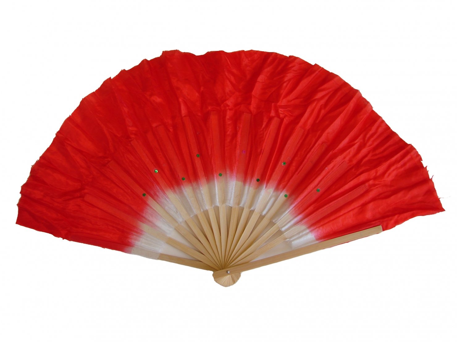 Luxury Red Silk Folding Dance Fan - Traditional Chinese Feng Shui Hand Fan for Performance, Wedding, Home Decor & Gift
