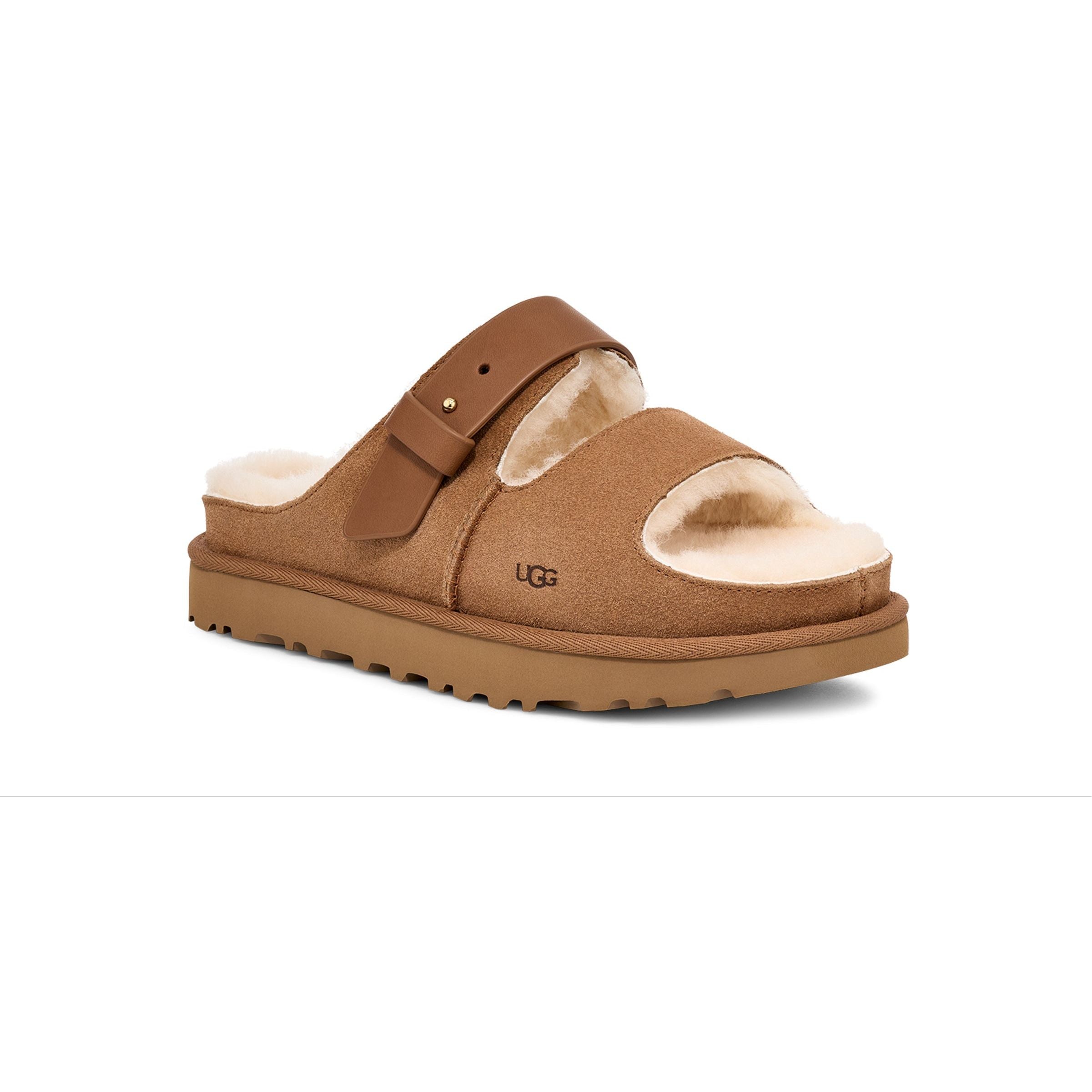 UGG Women's Greenport Strap Slide Sandals - Comfortable Summer Casual Shoes for Beach, Pool & Outdoor Wear