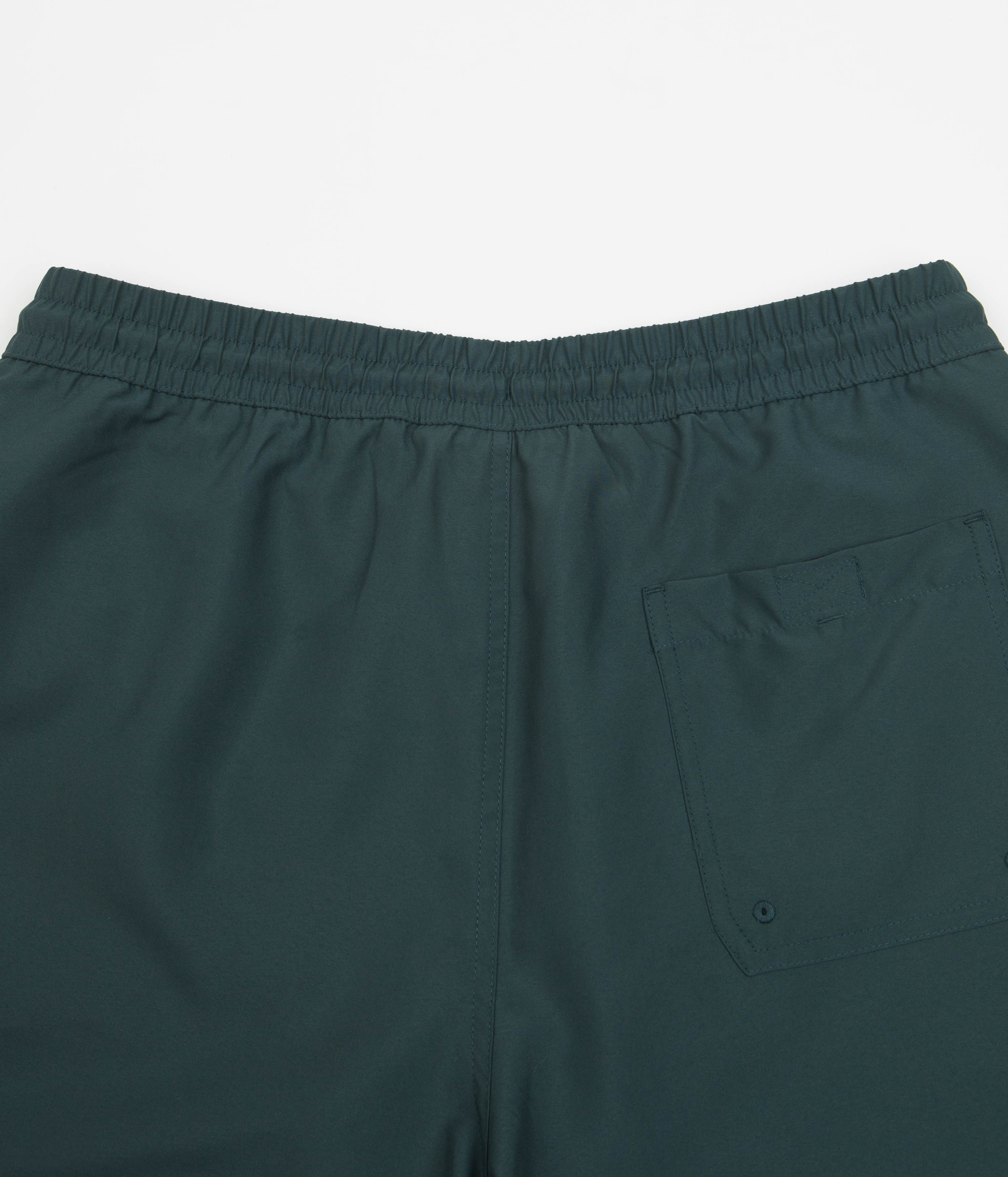 Carhartt Chase Swim Trunks for Men - Quick-Dry Botanic Gold Print Swim Shorts - Perfect for Beach, Pool & Summer Water Activities