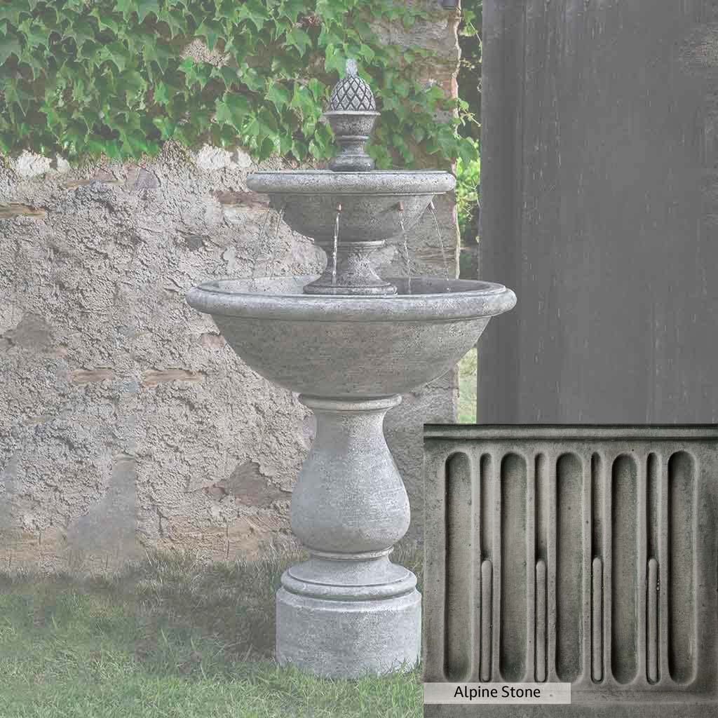 Campania International Charente Fountain - Classic Outdoor Garden Water Fountain for Patio, Yard & Landscaping | Perfect for Backyard Decor, Zen Meditation & Relaxation