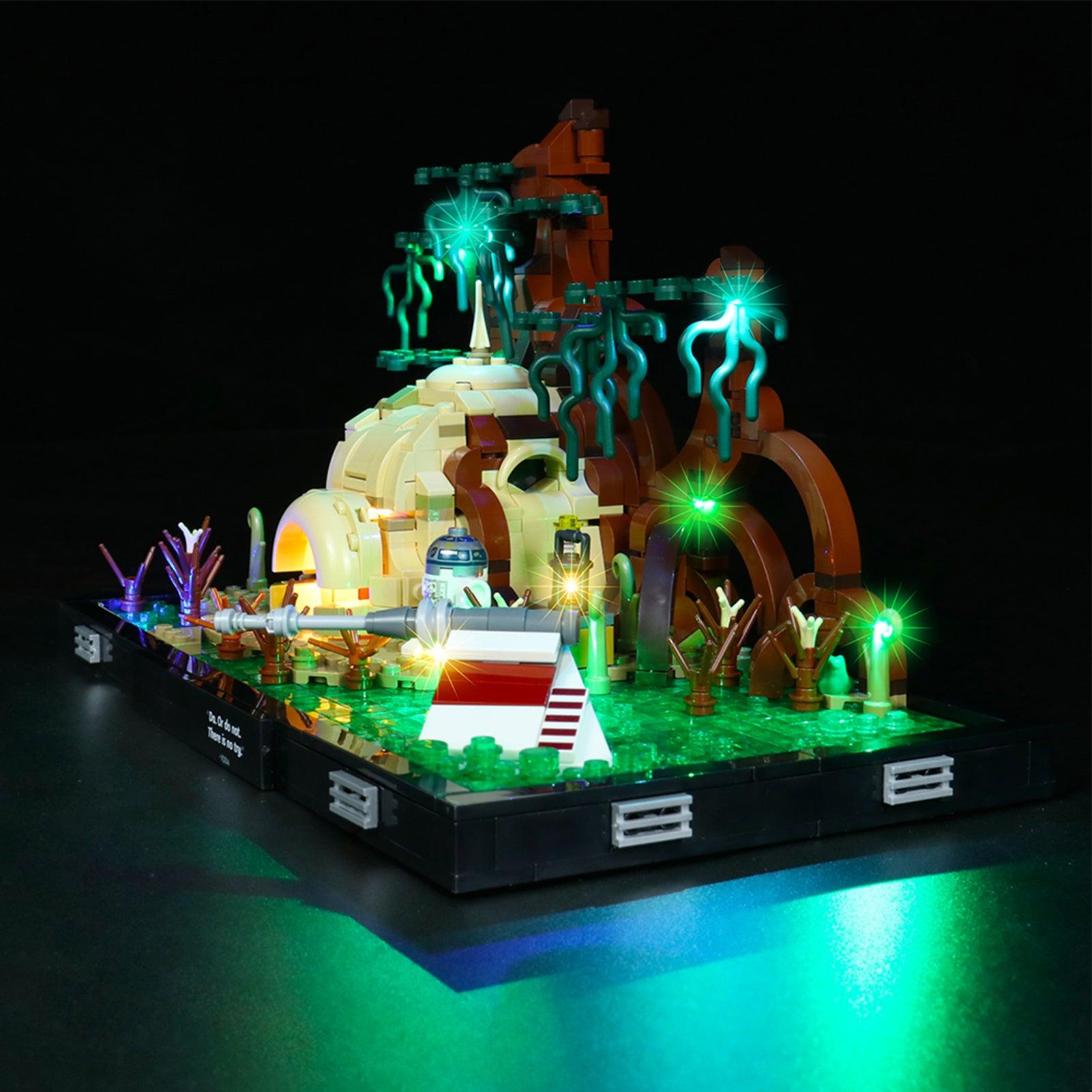 Best Light Kit for Lego Star Wars Dagobah Jedi Training 75330 - DIY Lighting Set for Star Wars Collectors & Model Display Enhancement