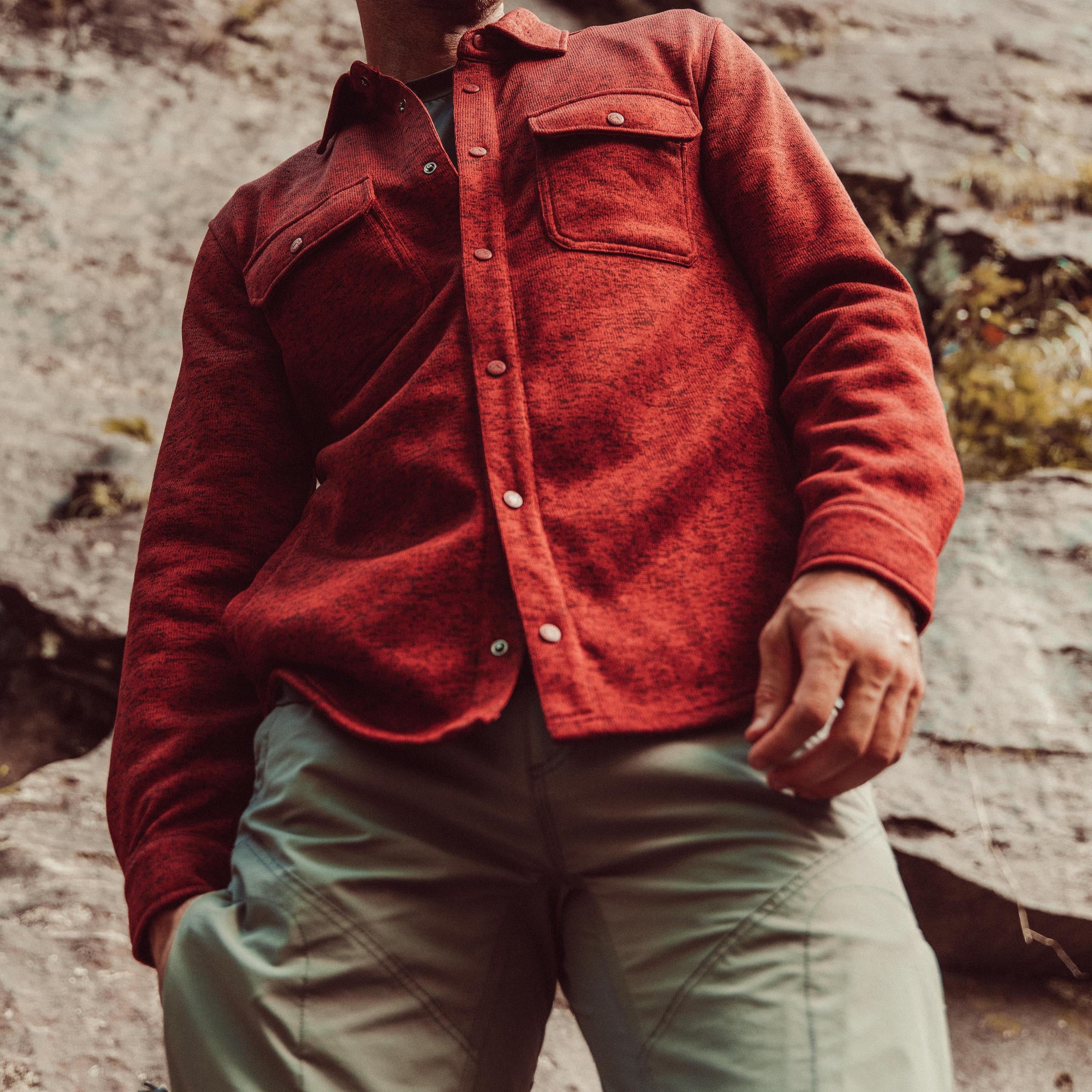 Men's Norris Shirt Jacket - Lightweight Casual Button-Up Shirt for Outdoor Activities & Everyday Wear
