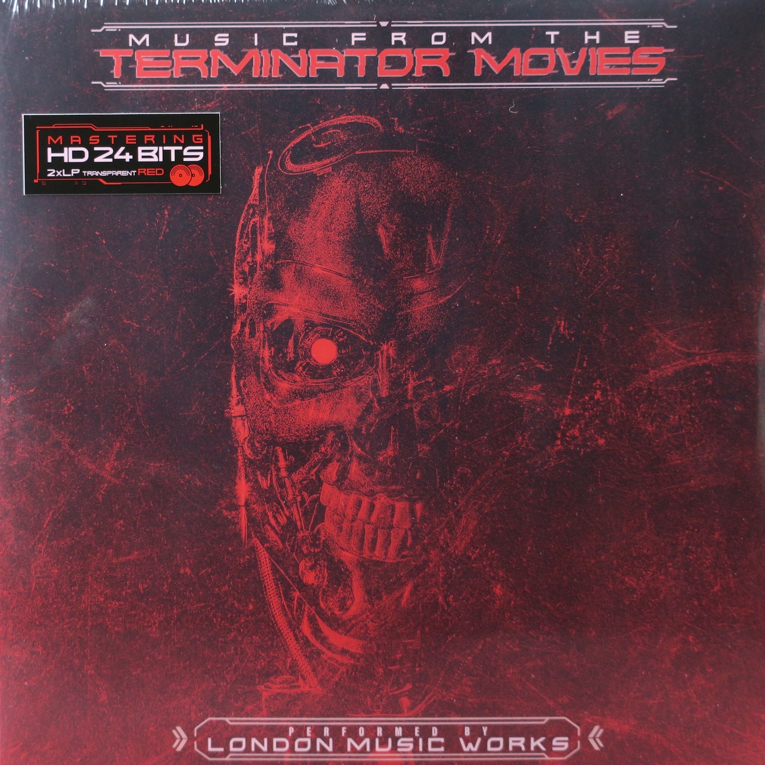Terminator Movie Soundtrack - Original Score on Limited Edition Red Vinyl 2LP | Perfect for Film Collectors & Sci-Fi Music Enthusiasts