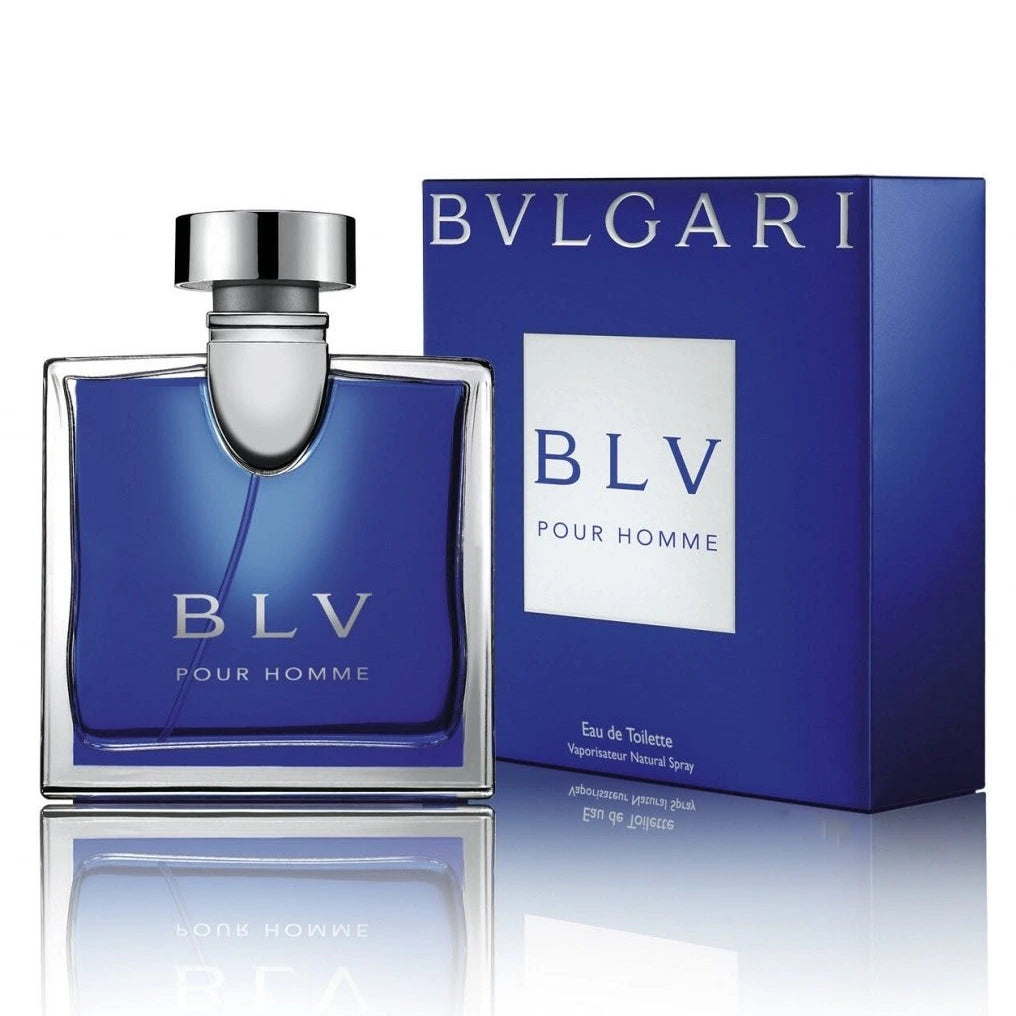 Bulgari BLV Pour Homme 3.4 oz Eau de Toilette for Men - Fresh Citrus Aromatic Fragrance for Day & Night Wear, Office & Special Occasions