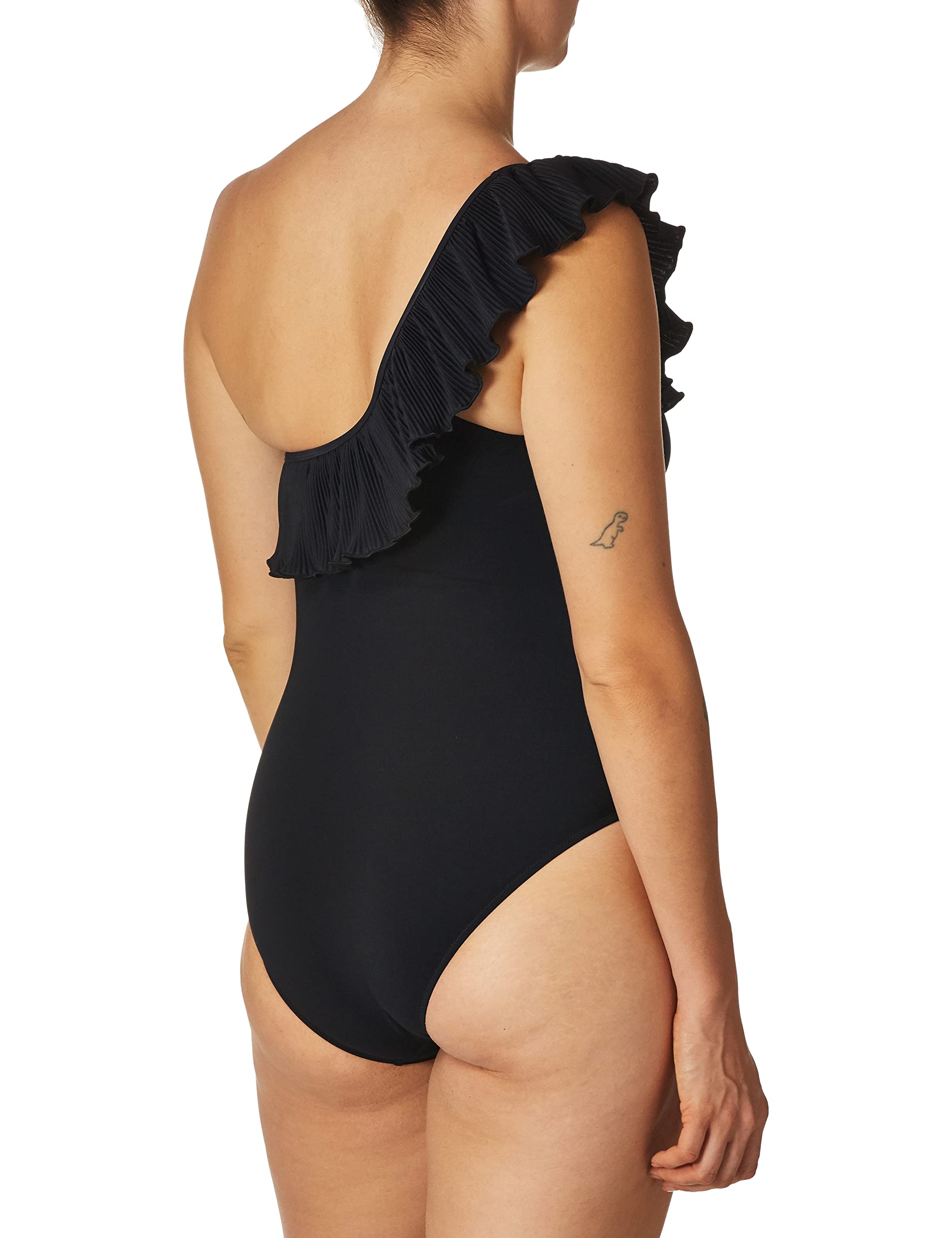 Gottex Women's Ruffle Shoulder One Piece Swimsuit - Flattering Swimwear for Beach, Pool & Vacation | Plus Size & Standard Sizes Available