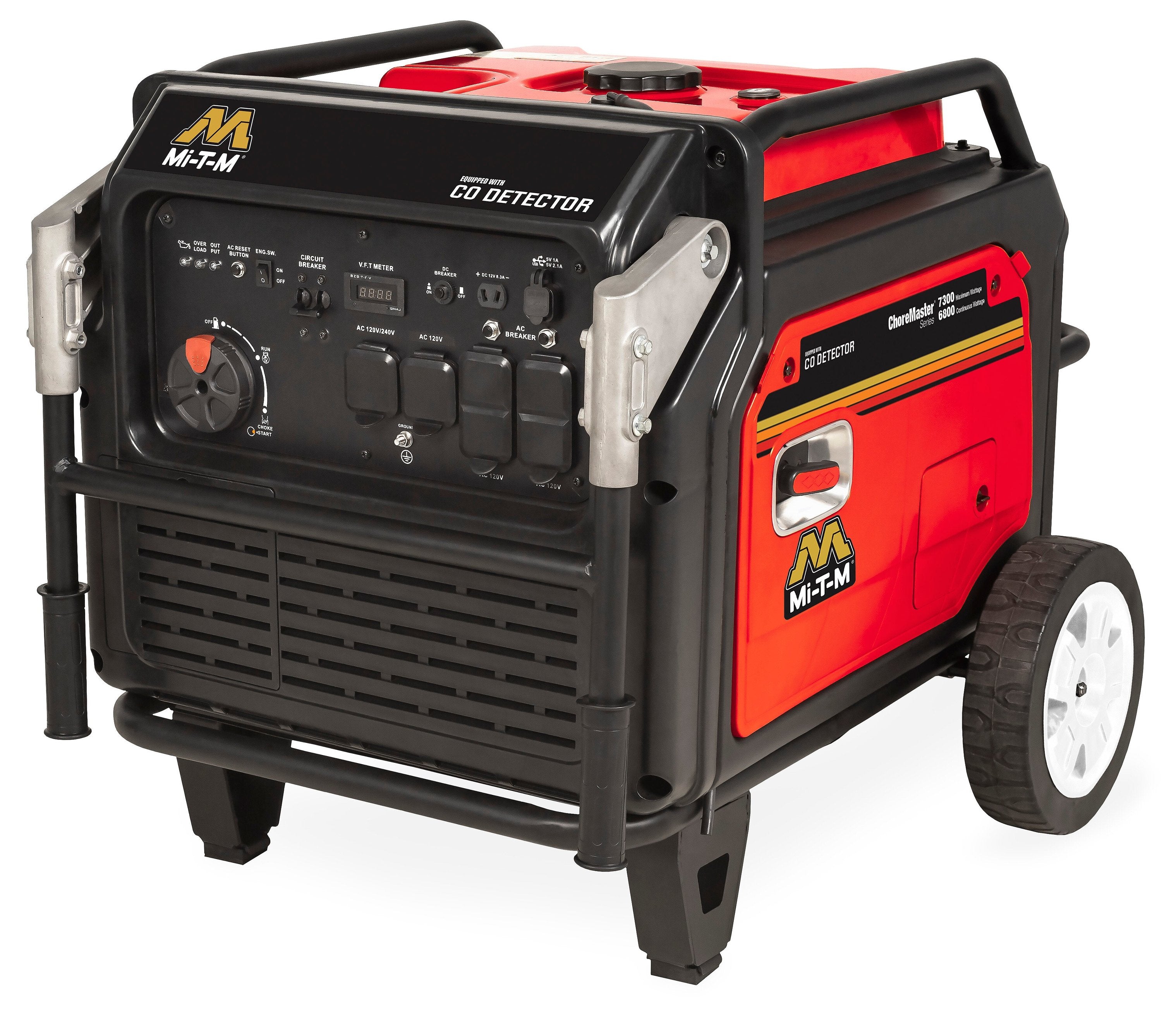MI T M 7300 Watt Gasoline Inverter Generator GEN 8000 IMM1E - Portable Power for Camping, Emergencies & Home Backup