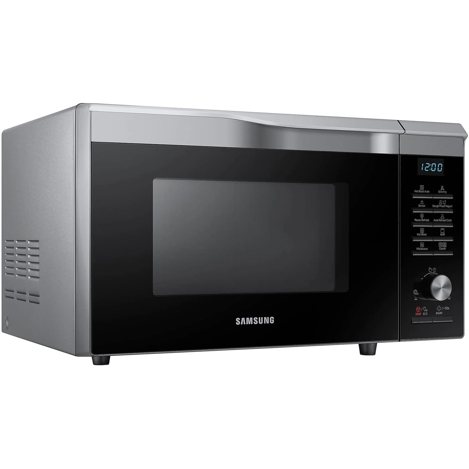 Samsung MC28M6075CS 900W 28L Silver/Black Combination Microwave Oven - Perfect for Baking, Grilling & Quick Meals in Small Kitchens