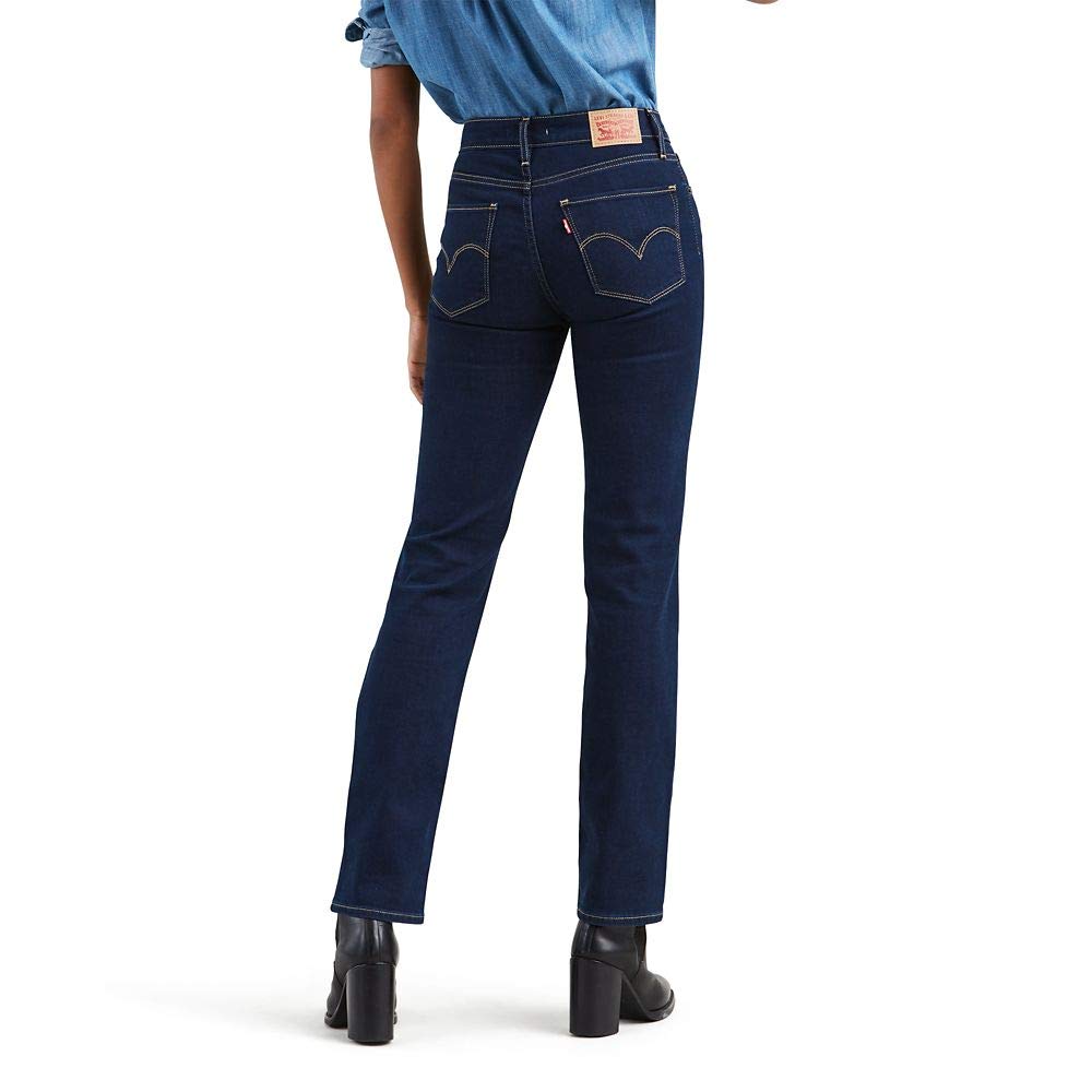 Levi's Women's Straight 505 Jeans - Classic Blue Denim Pants for Casual Wear & Everyday Outfits | Perfect for Work, Shopping & Weekend Style