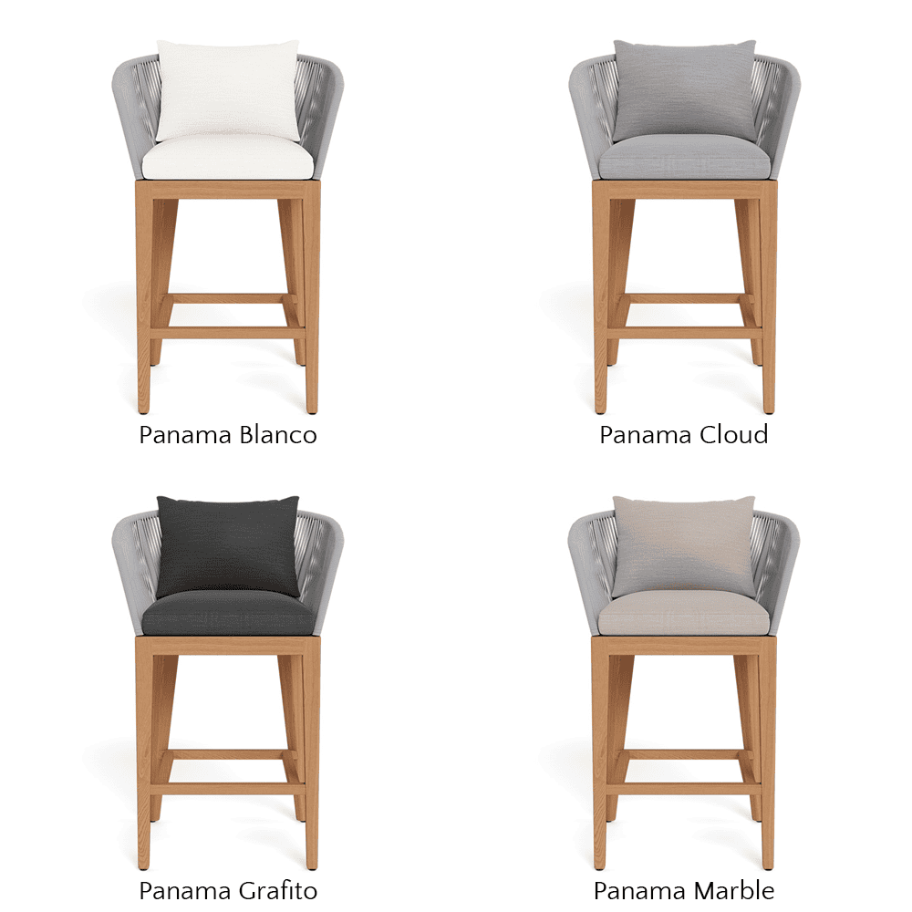 Avalon Outdoor Bar Stool - Weather-Resistant Patio Stool for Backyard, Deck, or Poolside - Perfect for Outdoor Dining & Entertaining
