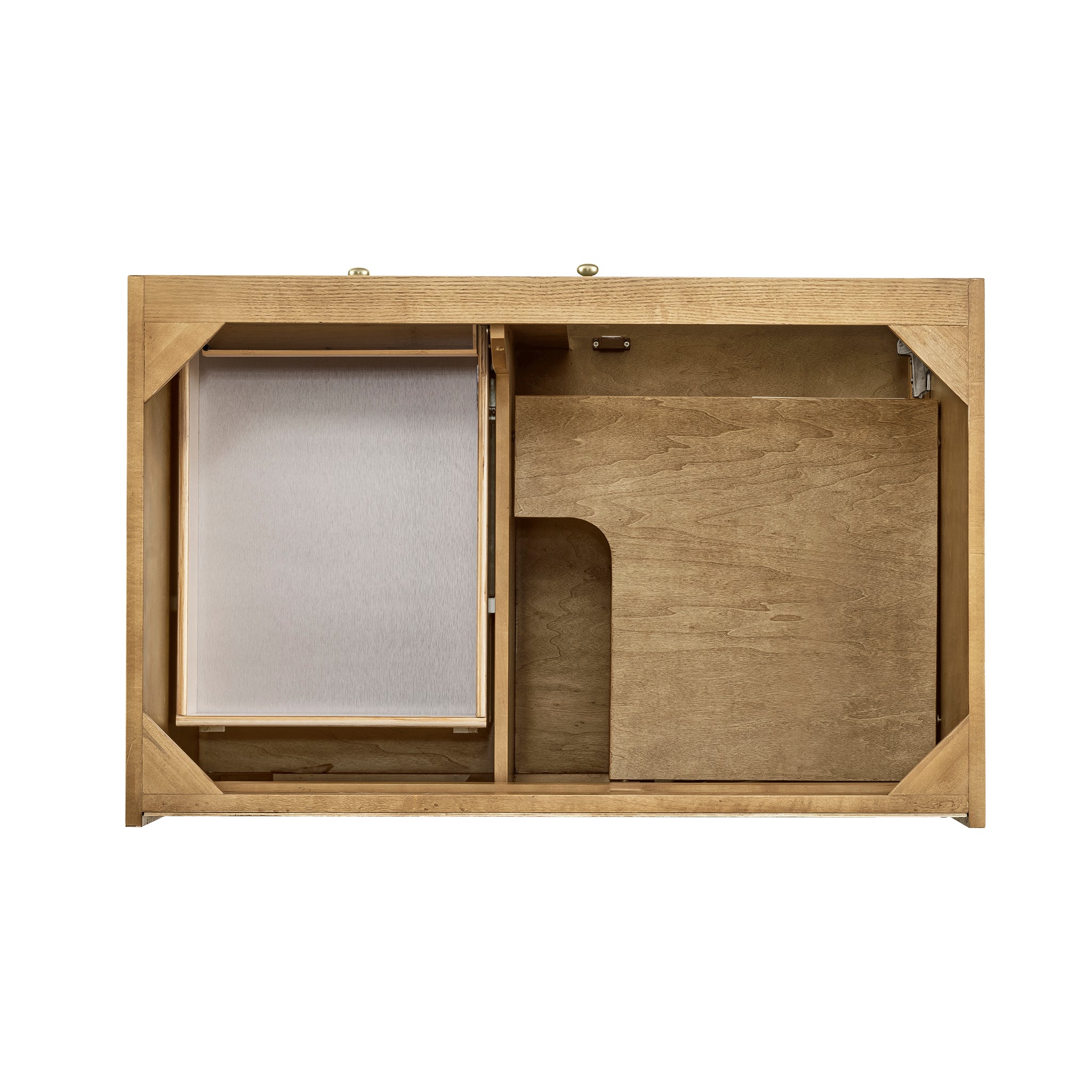 Laurent 36 Inch Single Bathroom Vanity in Light Natural Oak - Perfect for Modern Master Bathrooms & Powder Rooms