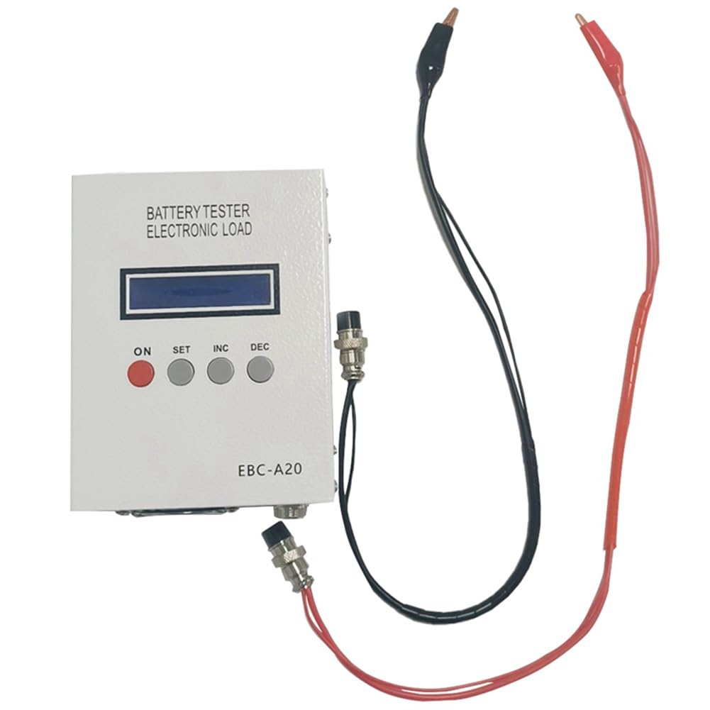 Kenntsh EBC-A20 Battery Capacity Tester - Professional Lithium/Lead Acid/LiFePO4 Battery Charger & Discharger Analyzer - Perfect for RC Cars, Solar Systems & DIY Battery Projects