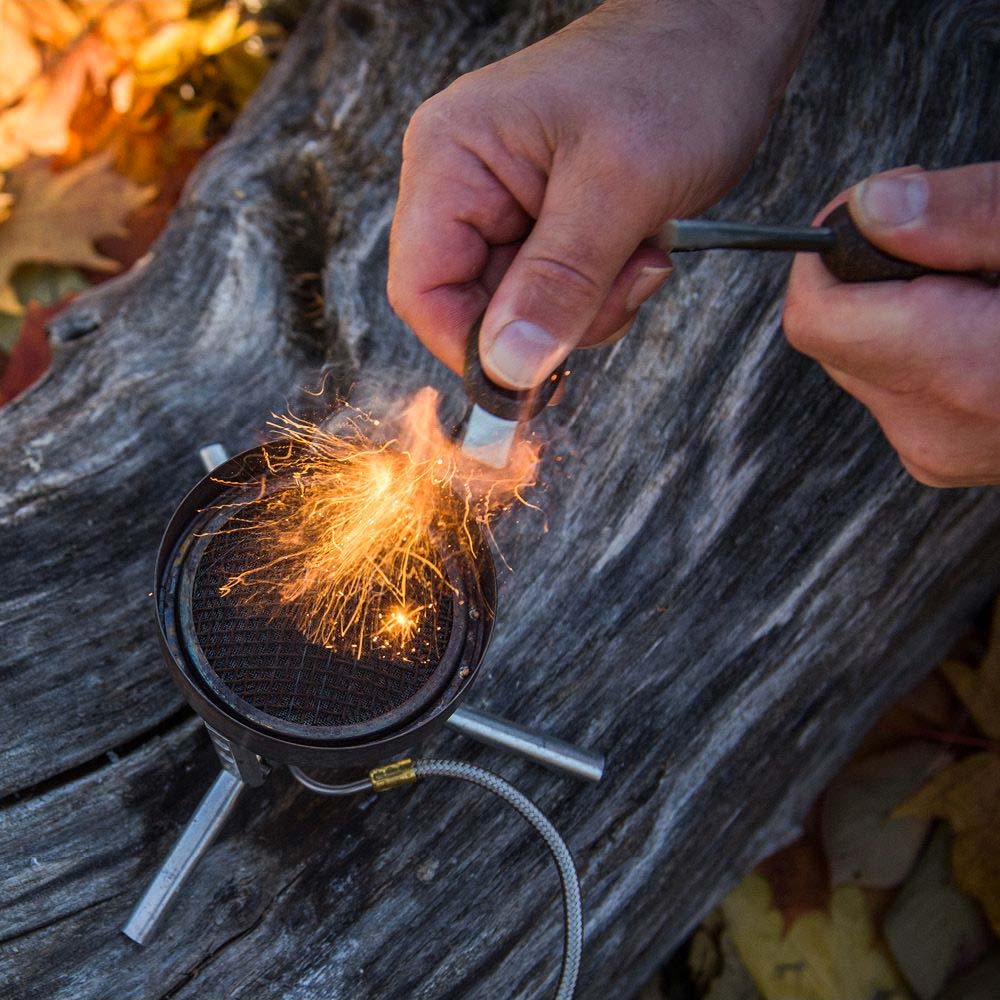 Light My Fire Firesteel Scout Survival Fire Starter - 3000 Strikes, Cocoshell Handle | Perfect for Camping, Hiking & Emergency Preparedness